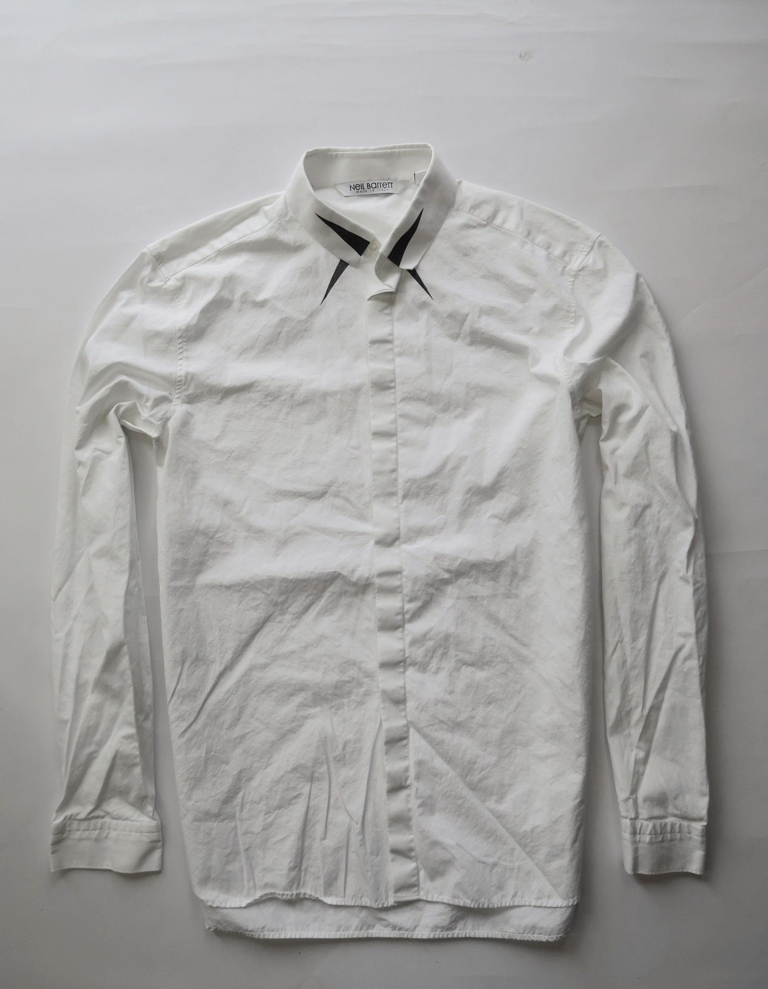 image of Neil Barrett Neil Barret S Shhirt in White, Men's (Size Small)