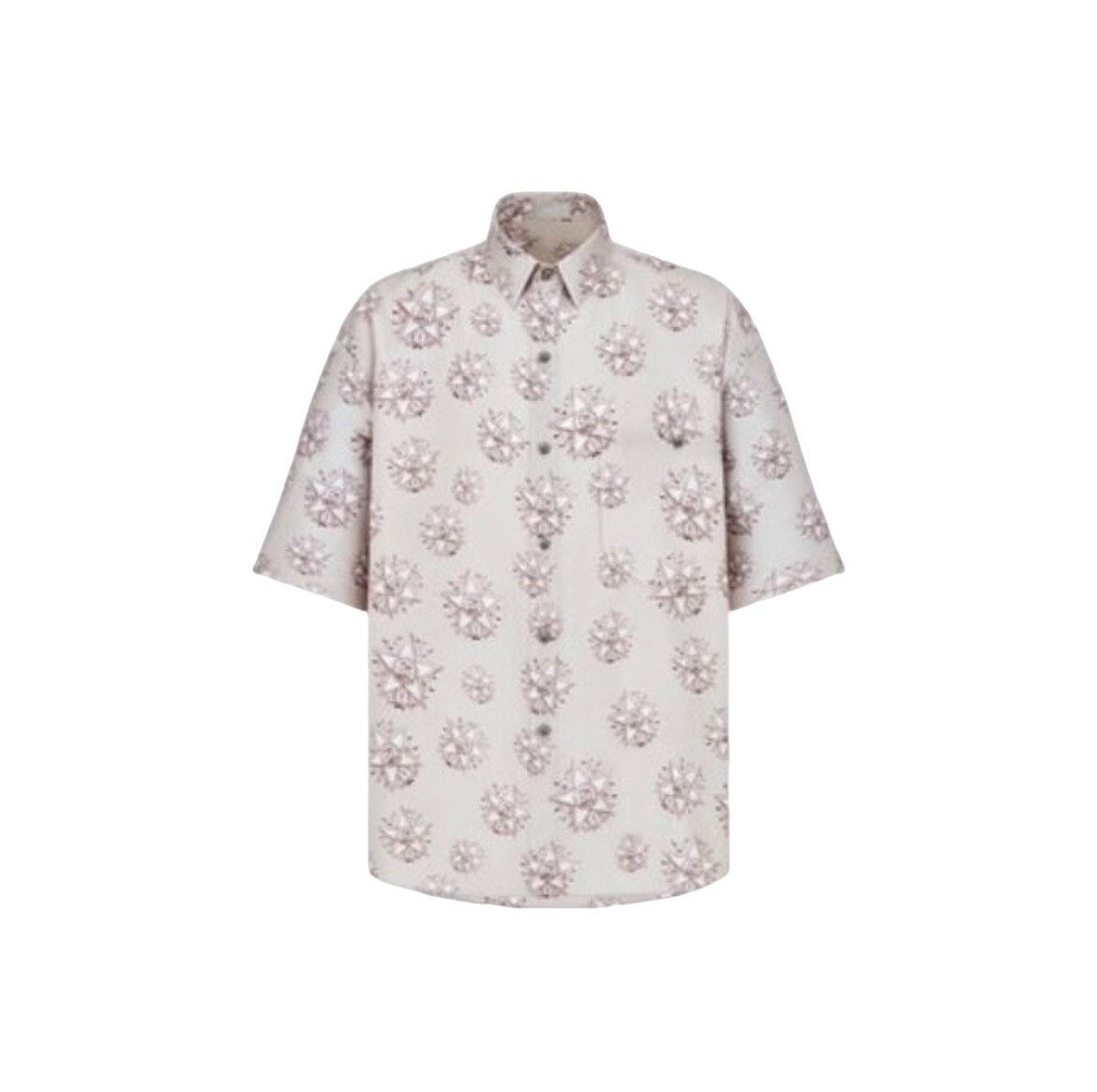 Dior Dior Patterned Silk Short Sleeve Shirt 40 Size US M / EU 48-50 / 2 - 1 Thumbnail