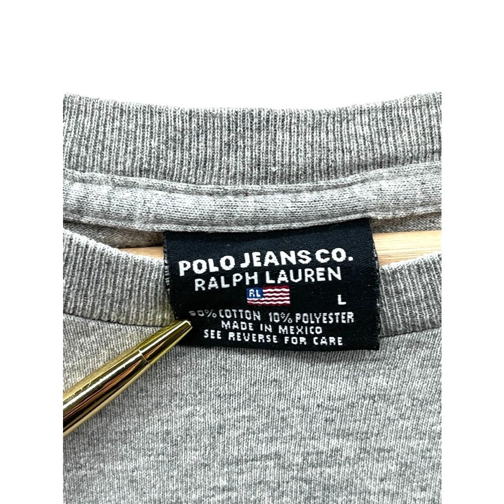 Polo Ralph Lauren × Vintage Polo Ralph Lauren Jeans Co. Athletic Dept Graphic L/S Tee Size US L / EU 52-54 / 3 - 3 Thumbnail