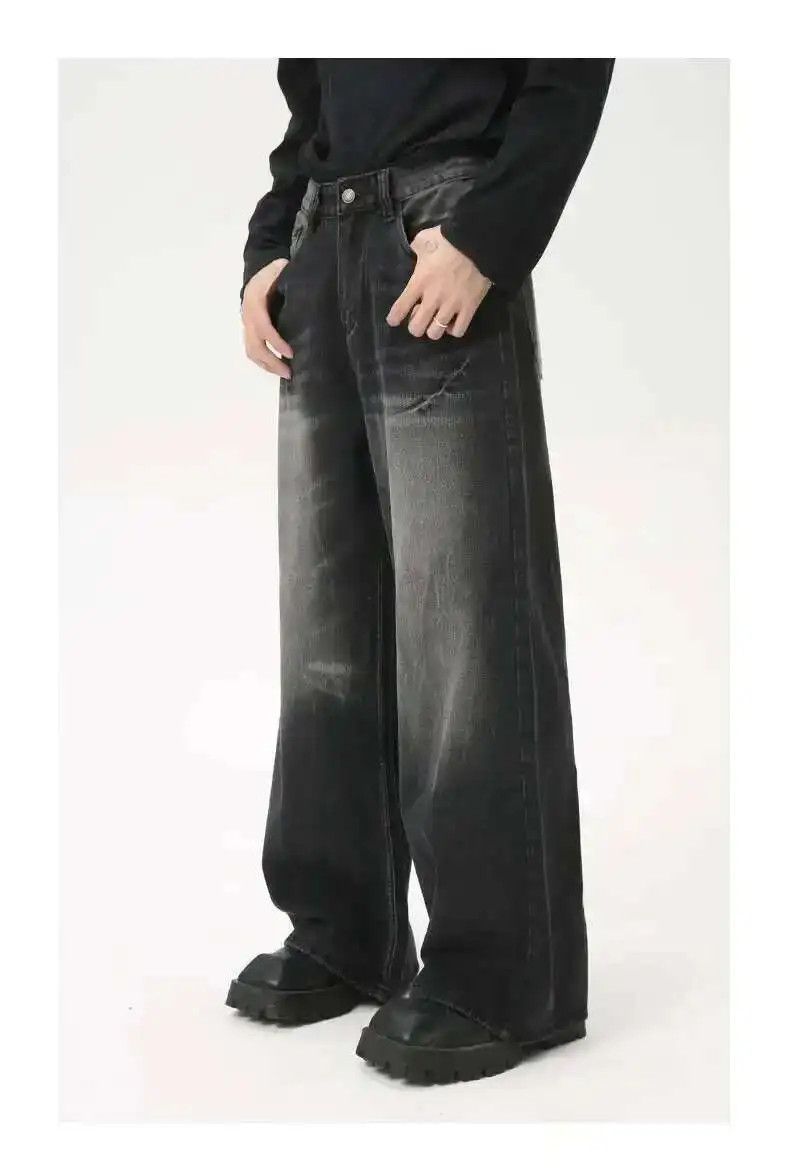 Japanese Brand Baggy Wide Leg Denim Jeans Size US 32 / EU 48 - 7 Thumbnail