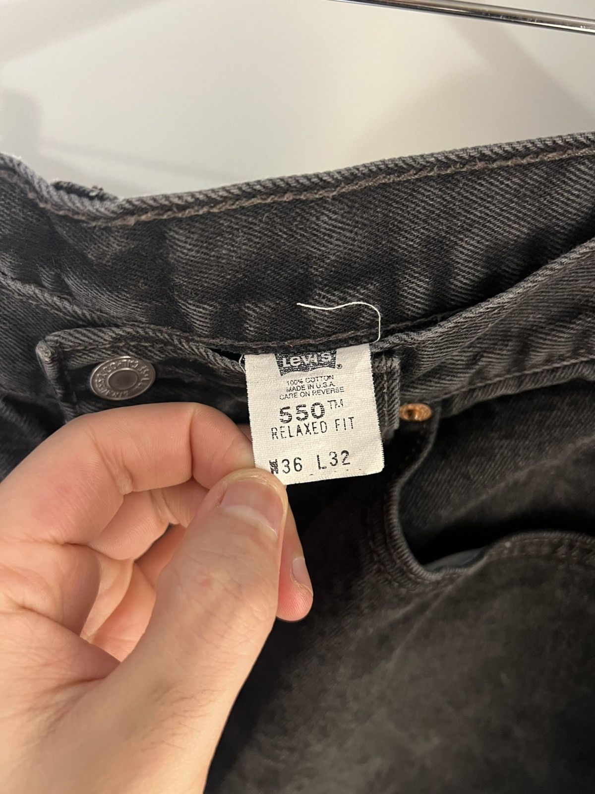 Levi's Vintage Clothing VINTAGE LEVIS 550 MADE IN USA DENIM JEANS RETRO CASUAL 90s Size US 36 / EU 52 - 11 Thumbnail
