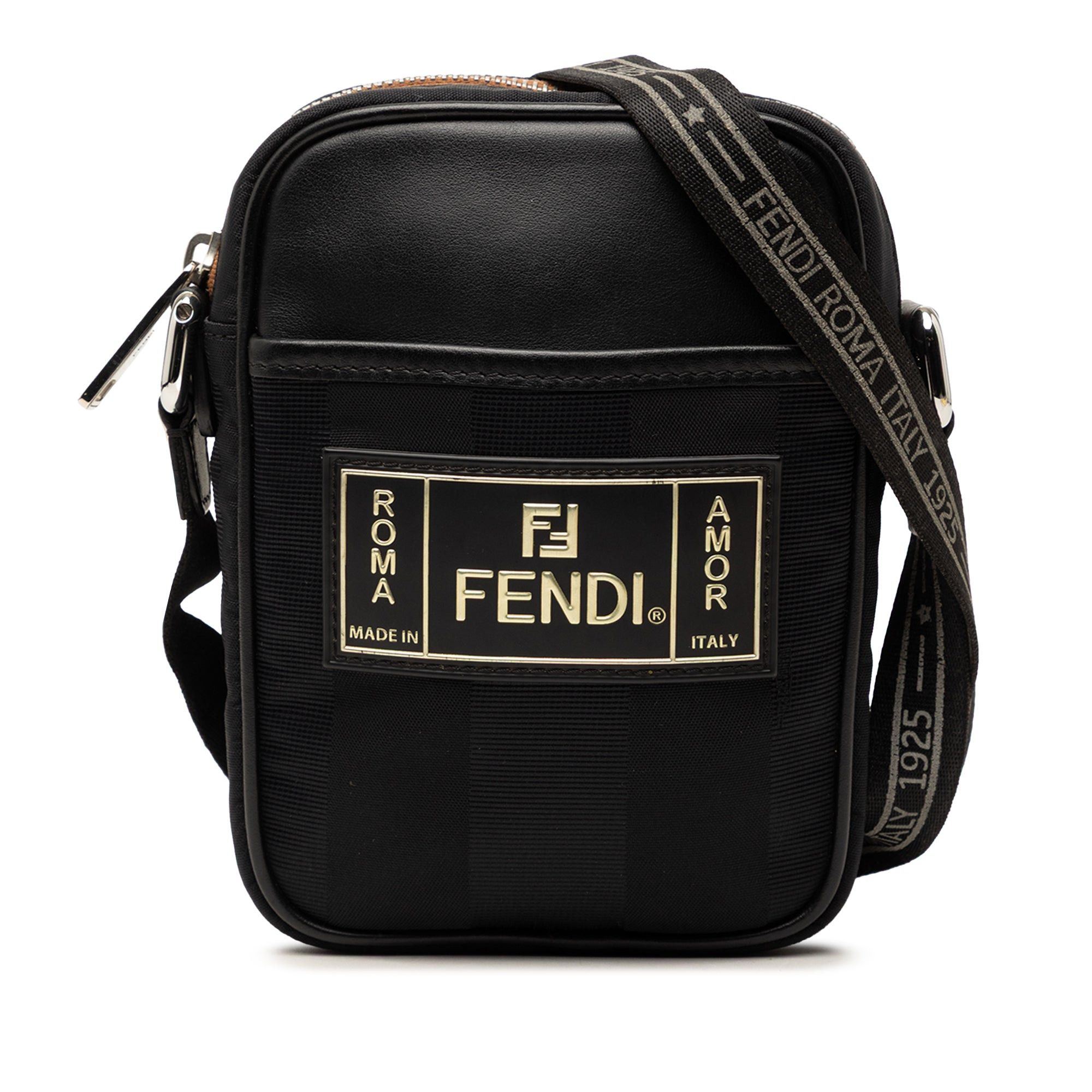 Fendi Small Pequin Nylon Roma Amor Messenger Bag Size ONE SIZE - 1 Thumbnail