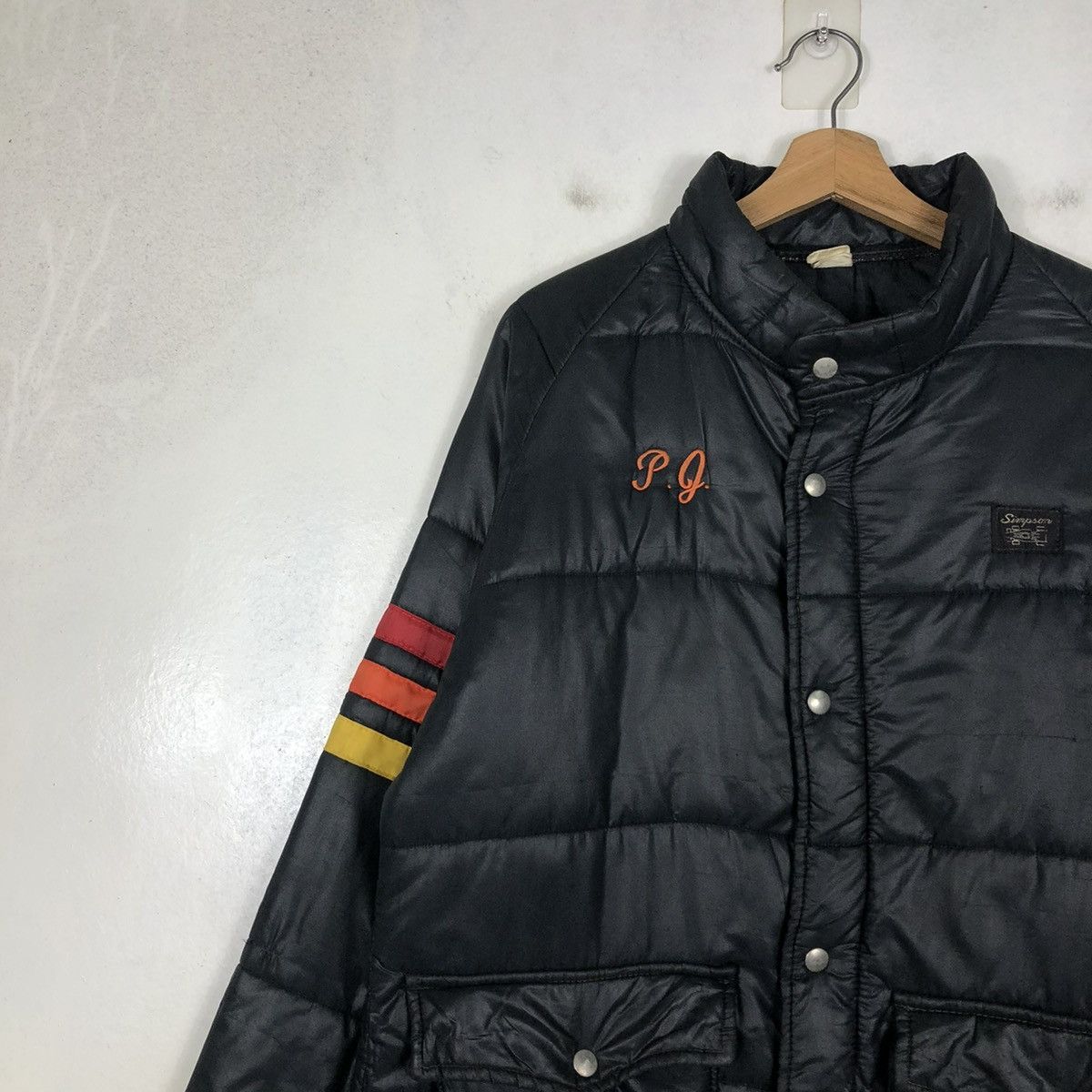 Japanese Brand × Kodone × Vintage 📌VINTAGE RACING JACKET PUFFER SIMPSON BIKER WEAR Size US M / EU 48-50 / 2 - 9 Thumbnail