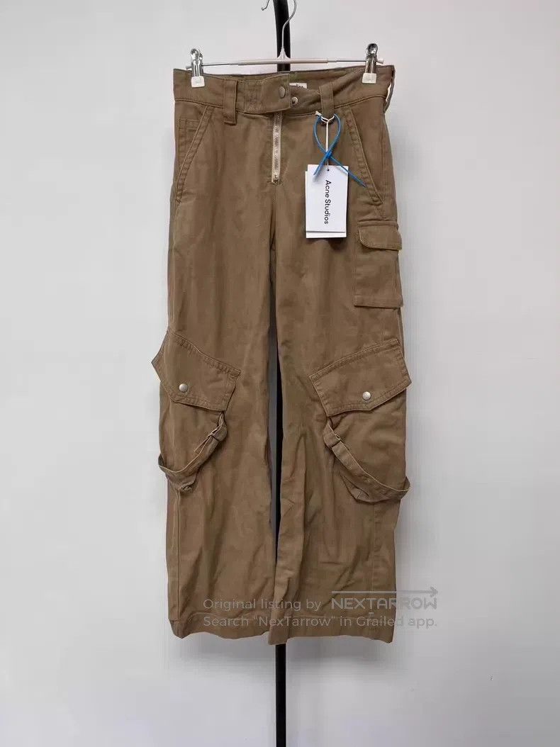 Acne Studios Acne Studios Solid color low rise loose straight leg cargo Size 30" / US 8 / IT 44 - 1 Thumbnail