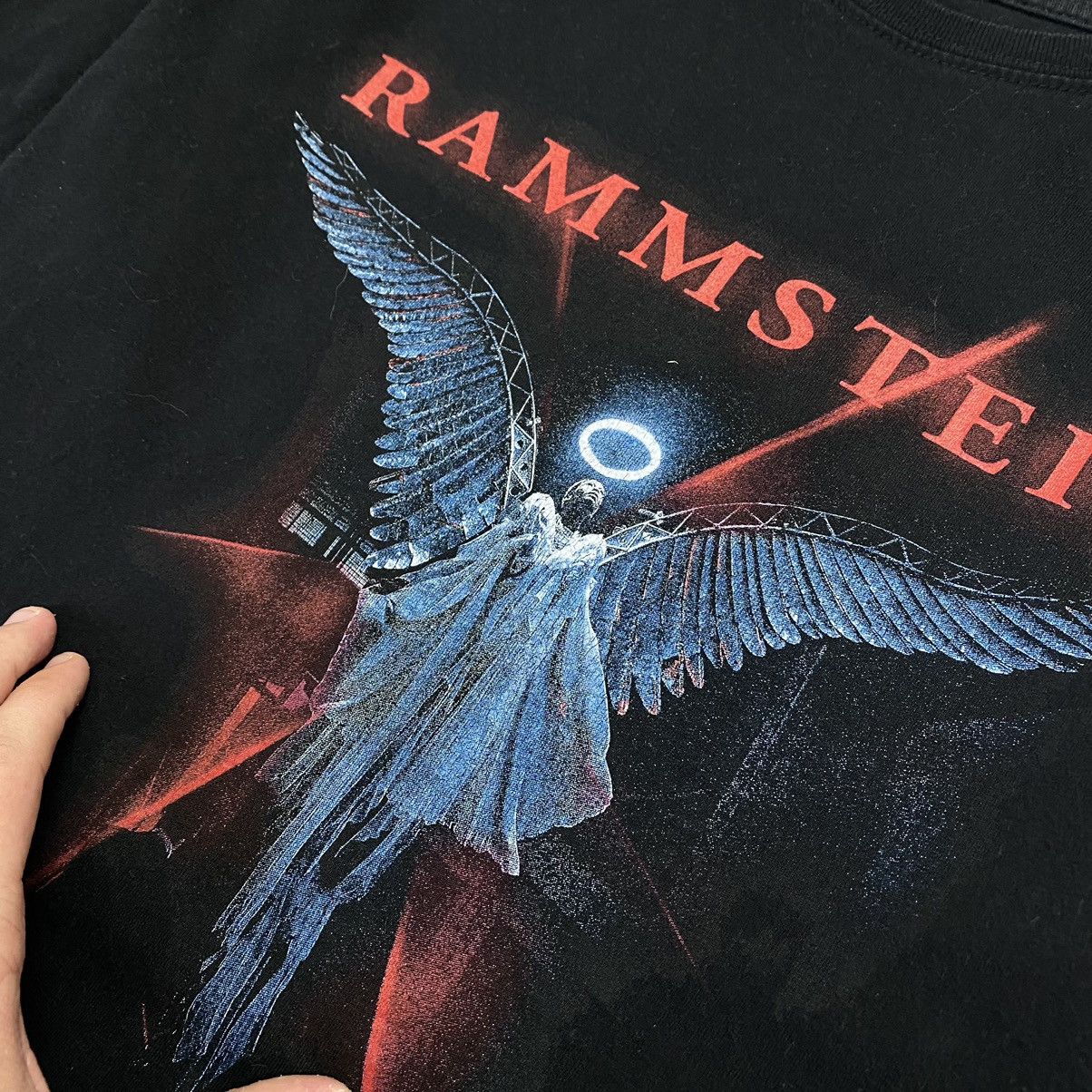 Band Tees Vintage Rammstein Du Ich Wir Ihr 90’s big graphic logo band Size US M / EU 48-50 / 2 - 6 Thumbnail