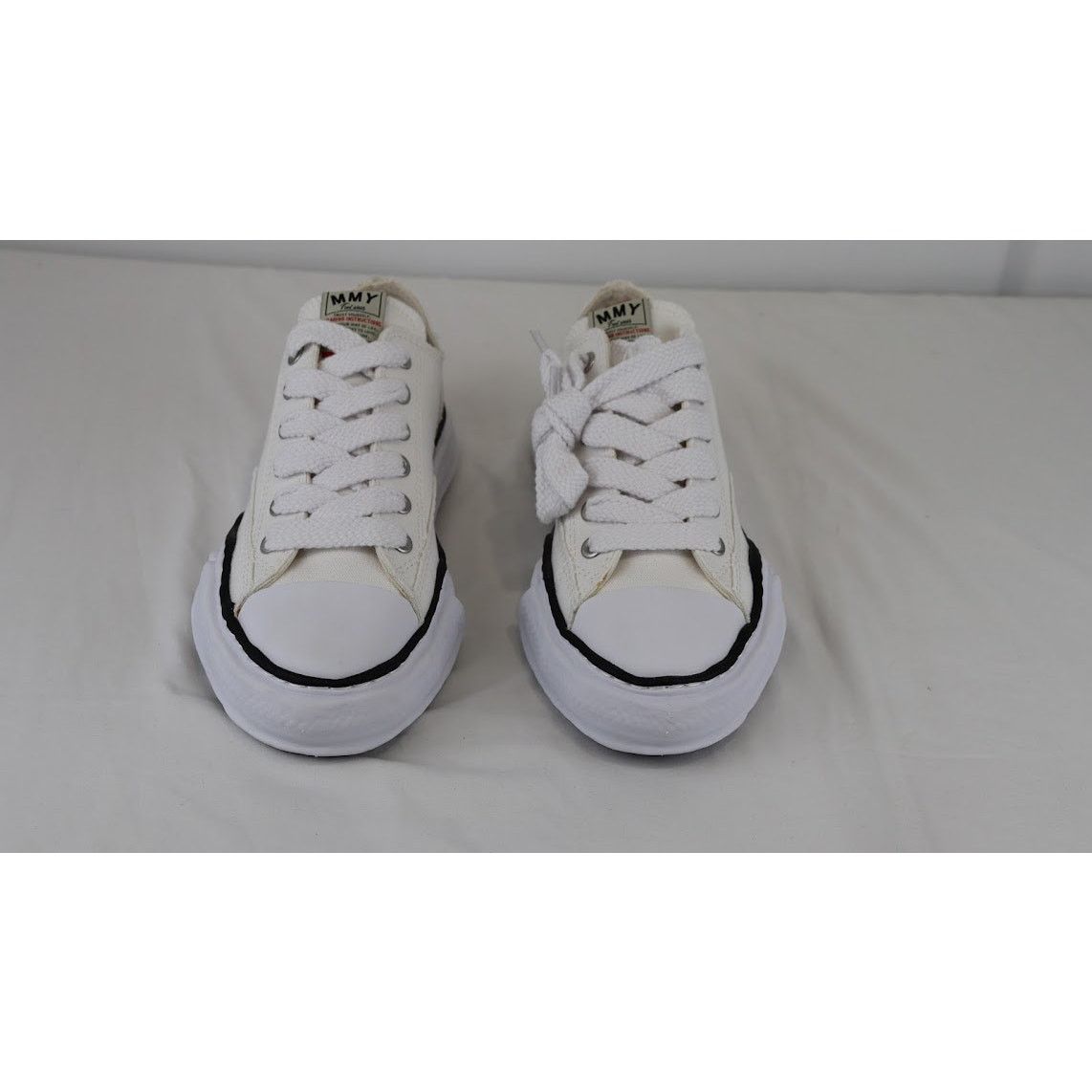 Maison MIHARA YASUHIRO o1rshd1 OG Sole Canvas Low-top Sneaker in Beige/White Size US 8 / EU 41 - 3 Thumbnail