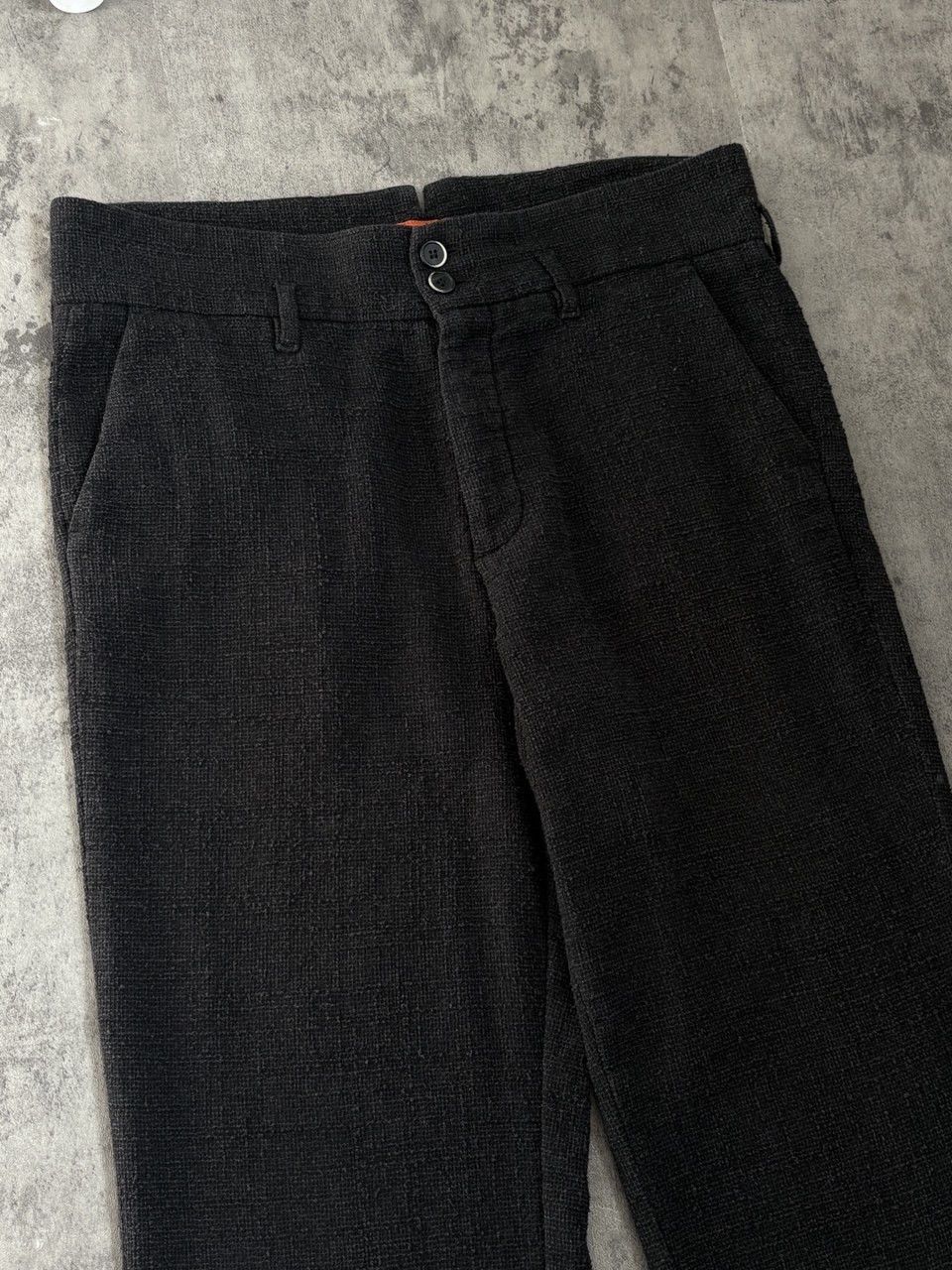 Barena Venezia Barena Venezia Wool Old Money Style Black Straight Pants Size US 34 / EU 50 - 3 Thumbnail