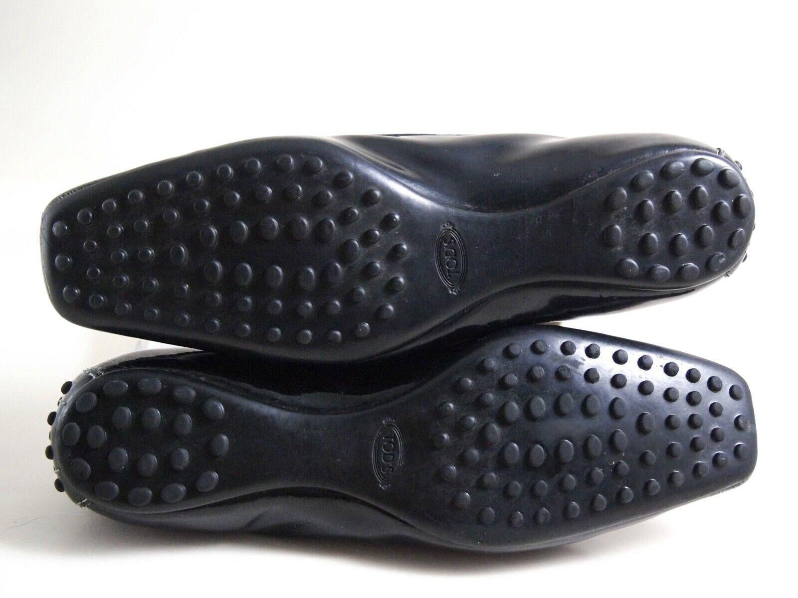 Tod's Tod's Penny Loafers Black Patent Leather Womens EU 37 US 7 Size US 7 / IT 37 - 8 Thumbnail