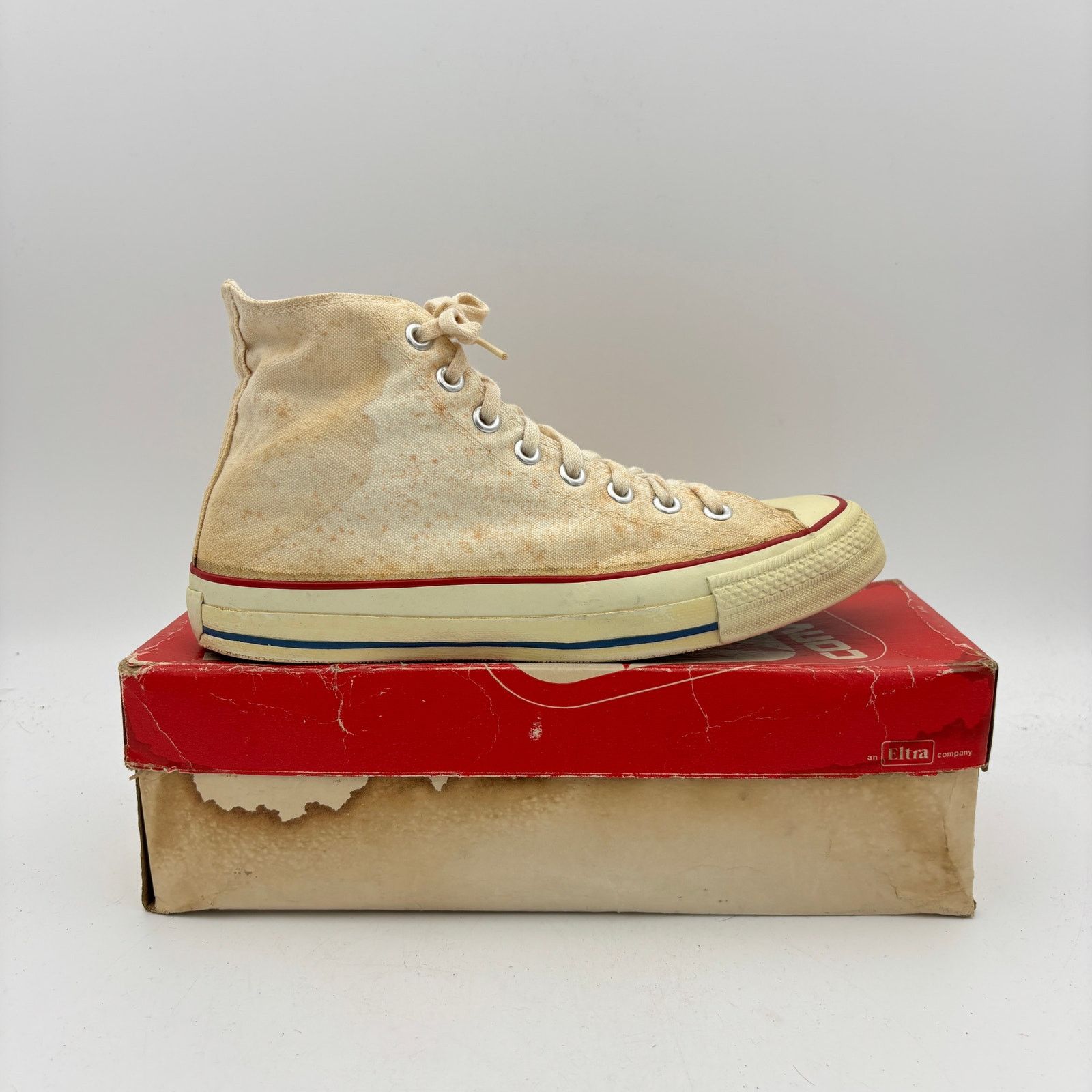 Converse Vintage 80s Converse Chuck Taylor All Star High Shoes Men 11 Size US 8.5 / EU 41-42 - 1 Thumbnail
