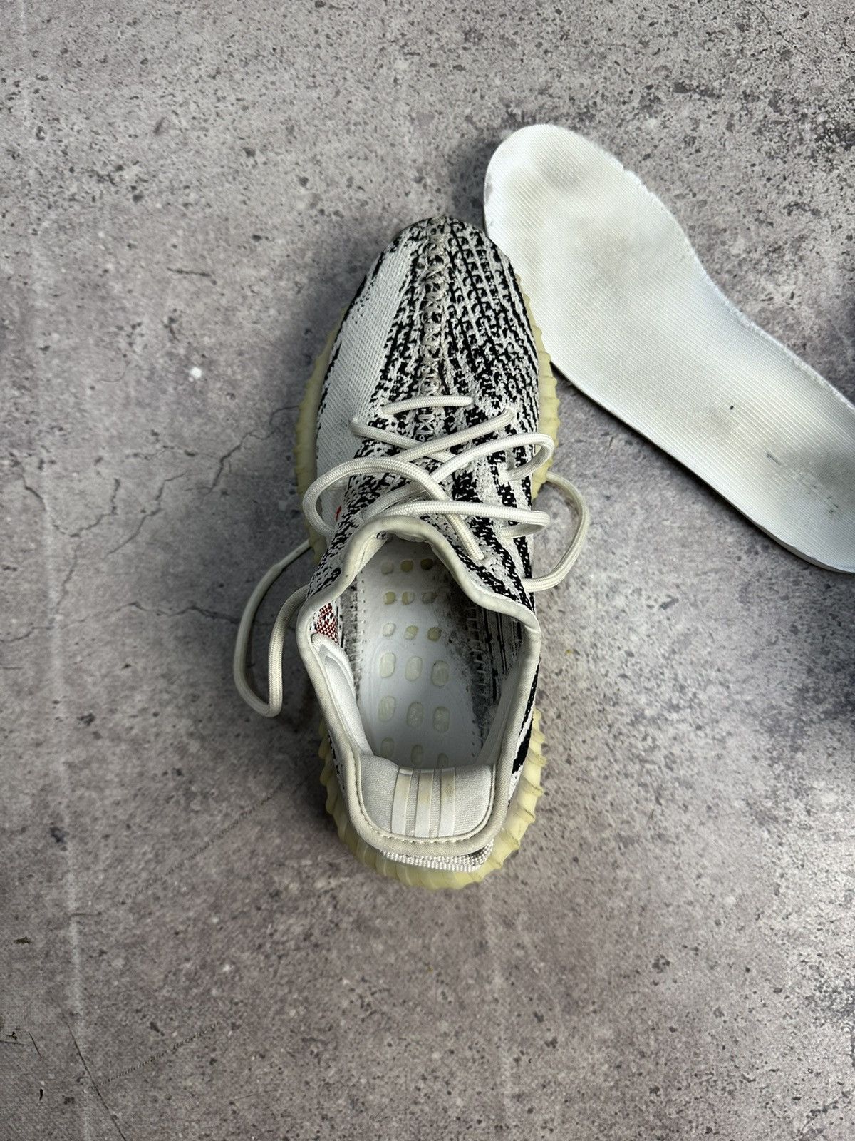 Adidas × Vintage × Yeezy Vintage Adidas Yeezy 350 V2 Zebra Y2K Archival Kanye West Size US 7 / EU 40 - 12 Thumbnail