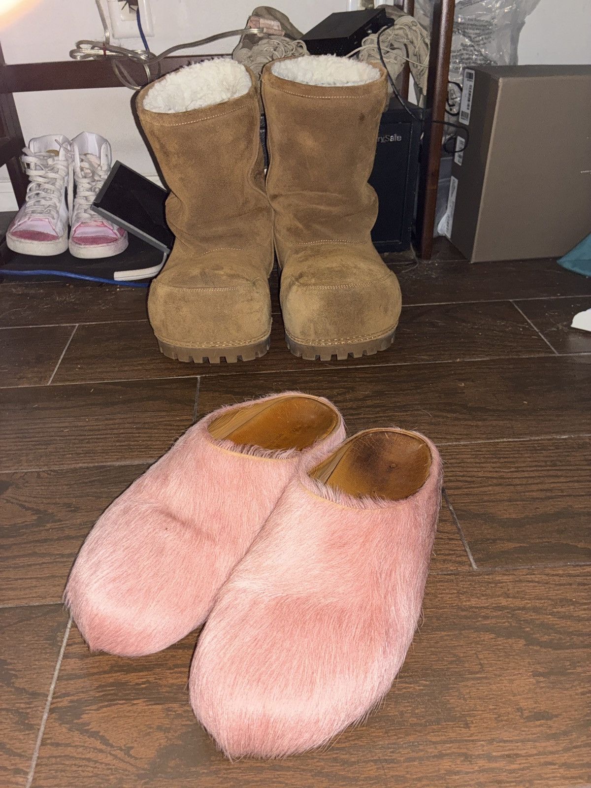 Marni SIZE 13 Rare Pink Marni Slides Size US 13 / EU 46 - 1 Thumbnail