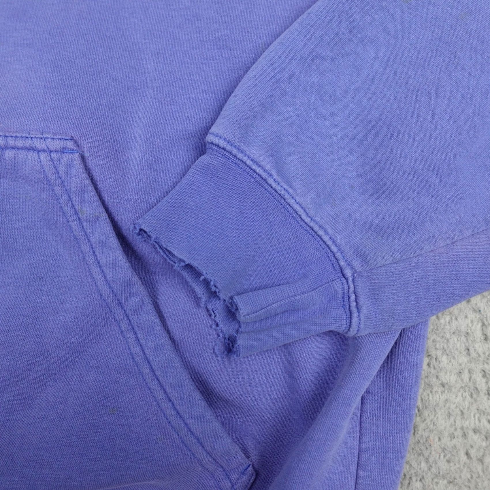 Nike VINTAGE Nike Hoodie Mens XL Blue Center Swoosh Crest 90s Y2K Spellout Graphic Print Size US XL / EU 56 / 4 - 5 Thumbnail