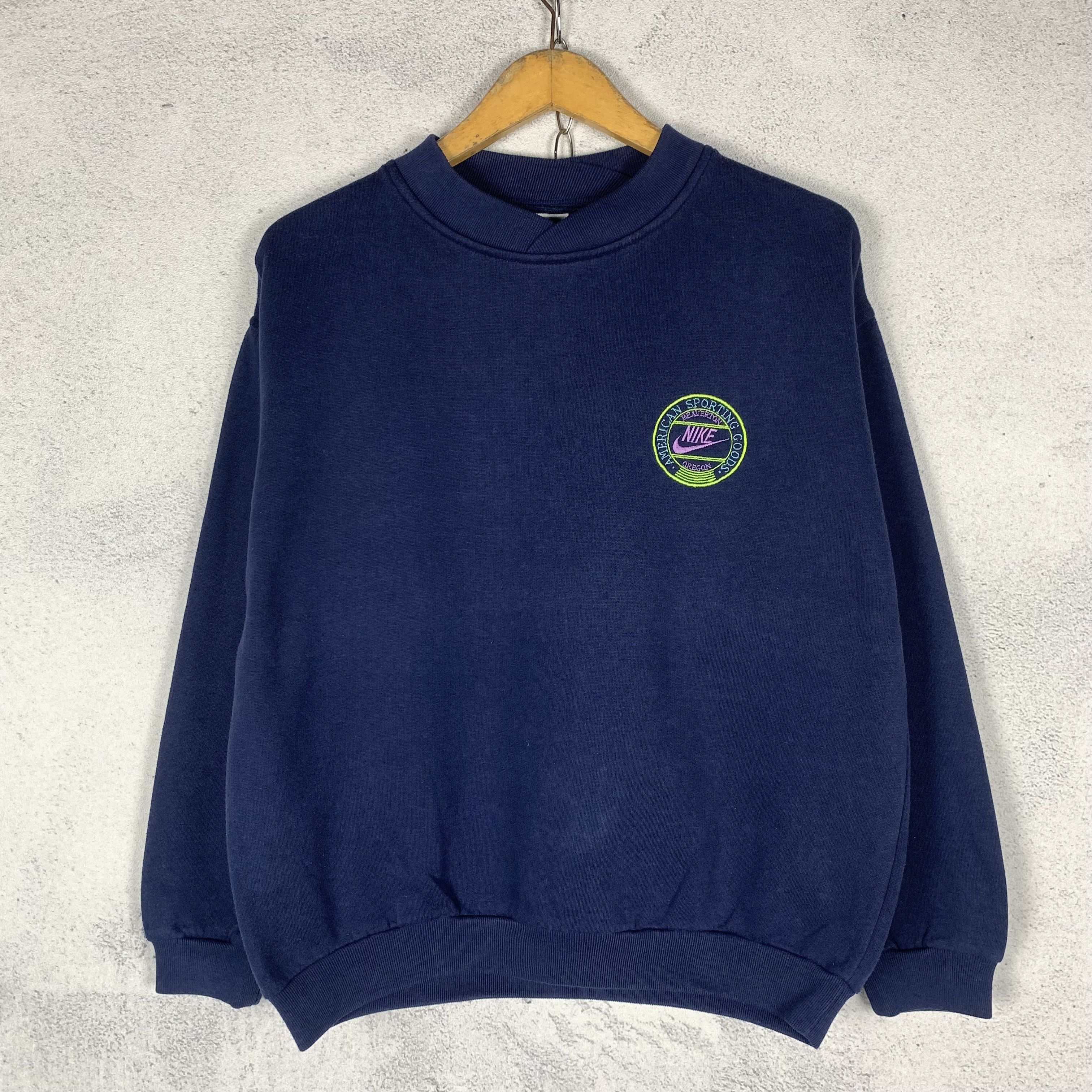 Nike Vintage 90s Nike Sweatshirt Crewneck Size US M / EU 48-50 / 2 - 1 Thumbnail