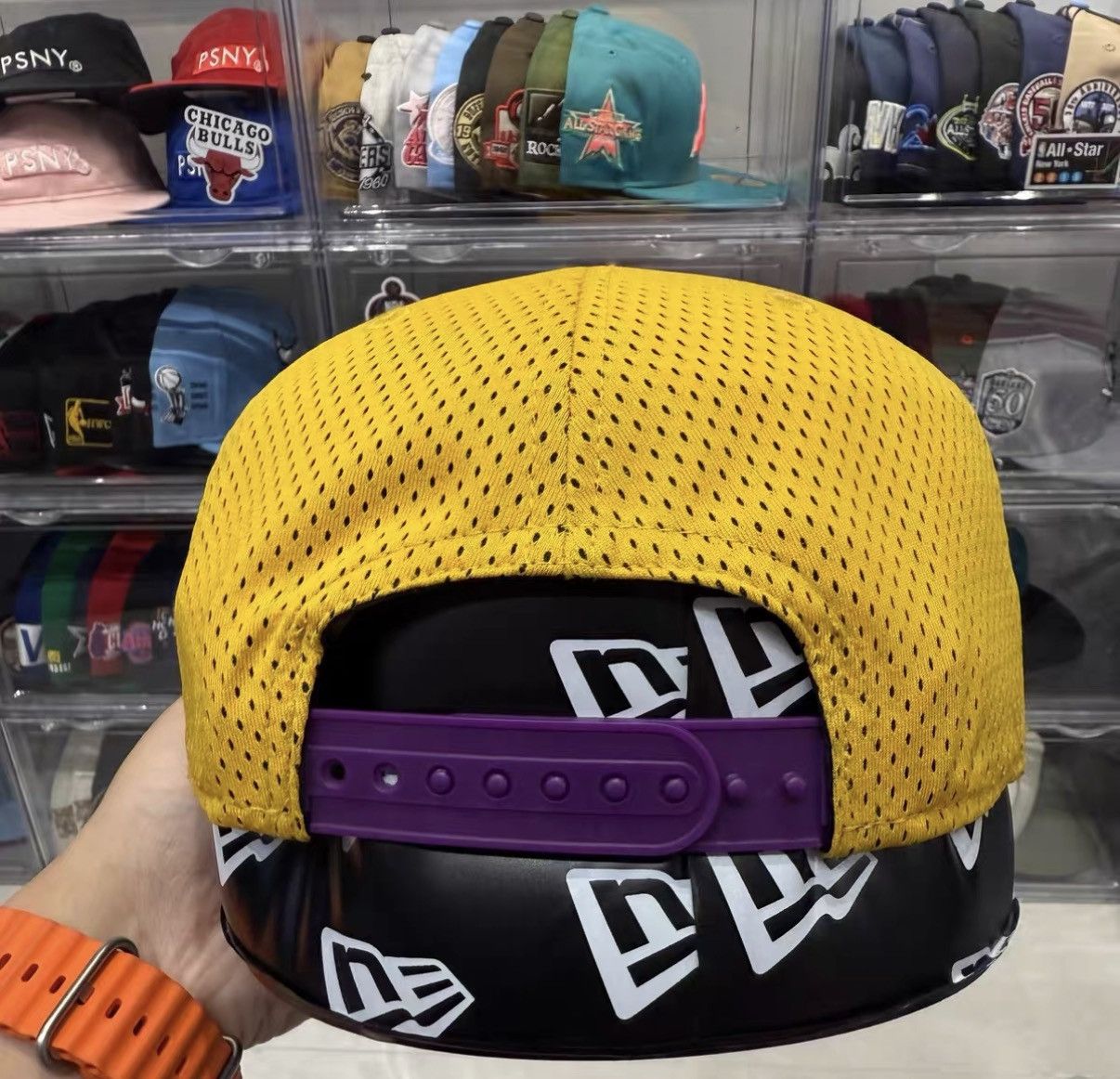 New Era New Era NBA Los Angeles Lakers Jersey Baseball Cap J32 Size ONE SIZE - 3 Thumbnail
