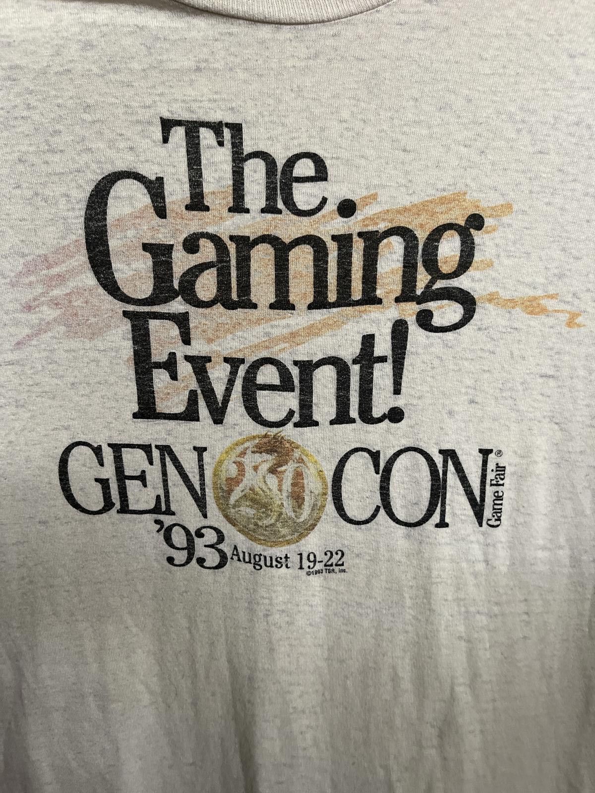 Fruit Of The Loom VTG 1993 Gen Con T-shirt Magic the Gathering Introduced XXL Size US XXL / EU 58 / 5 - 3 Thumbnail