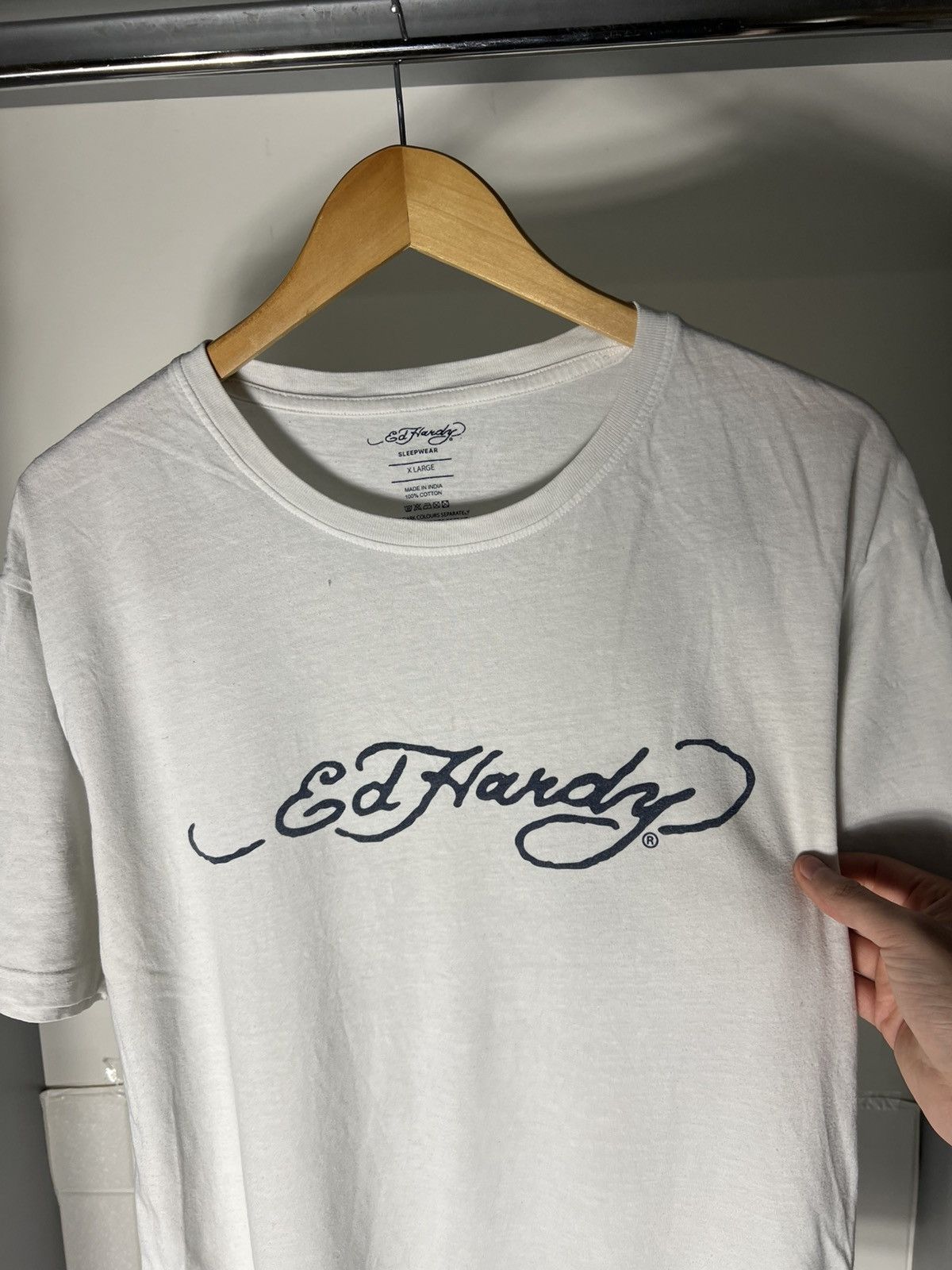Ed Hardy VINTAGE ED HARDY BY CHRISTIAN AUDIGIER DESIGNER Y2K 90s SK8 Size US XL / EU 56 / 4 - 7 Thumbnail