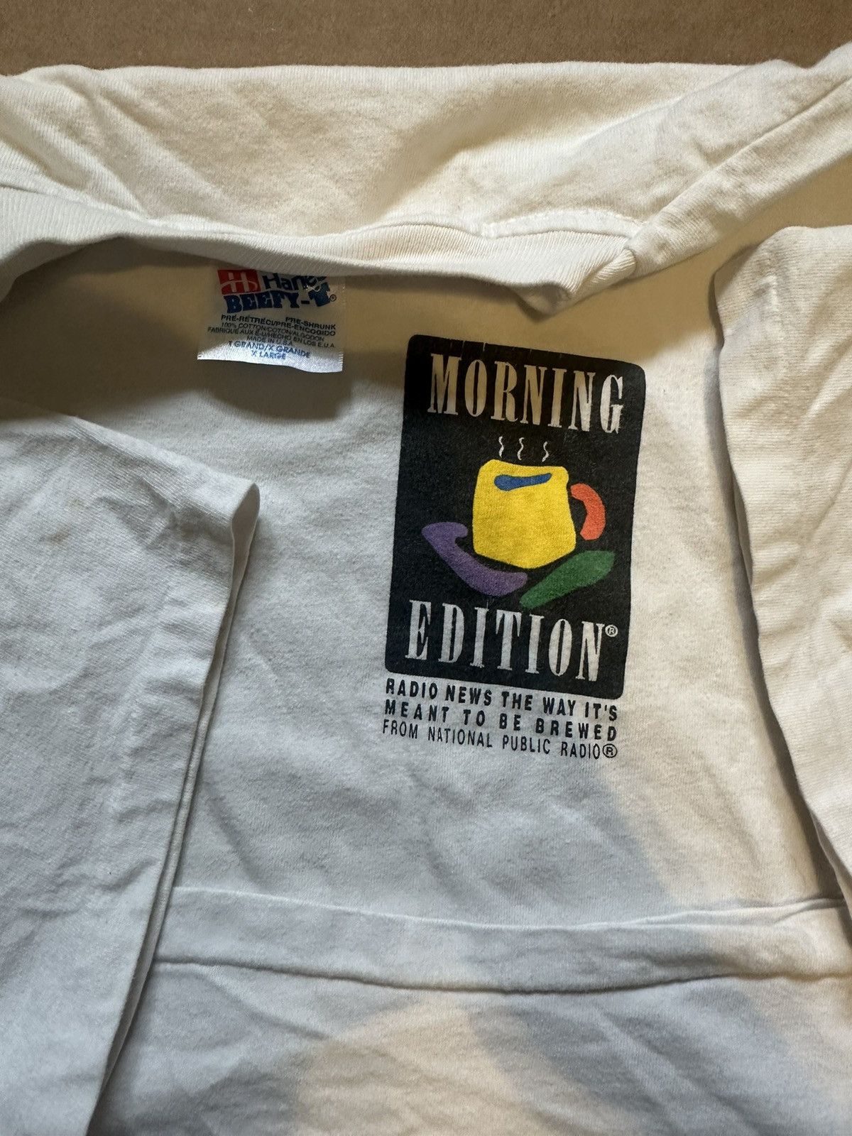 Vintage NPR Morning Edition single stitch vintage shirt Size US XL / EU 56 / 4 - 2 Thumbnail