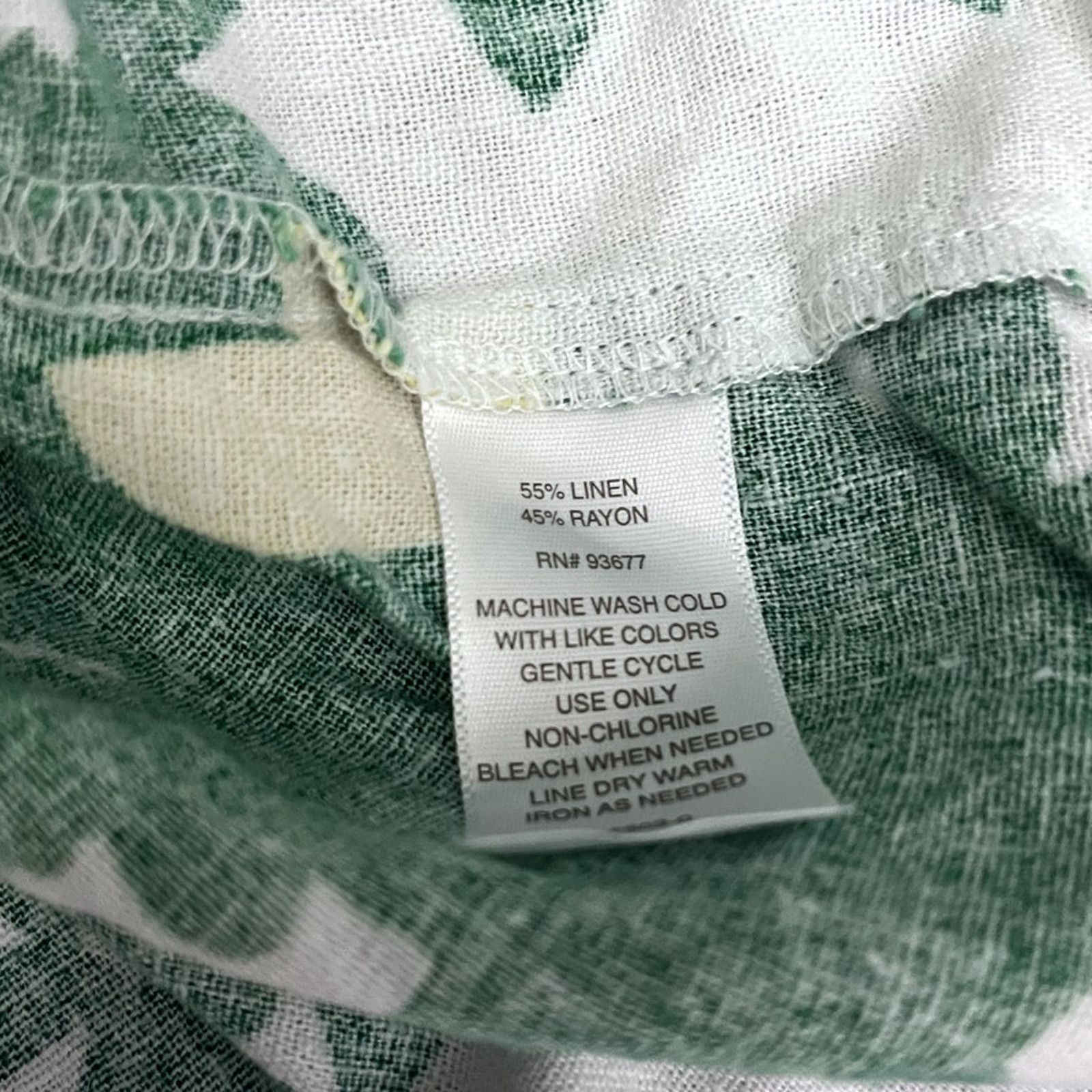 Liz Claiborne Women's Linen Blend Liz Claiborne Floral Tank Top M Size M / US 6-8 / IT 42-44 - 6 Thumbnail