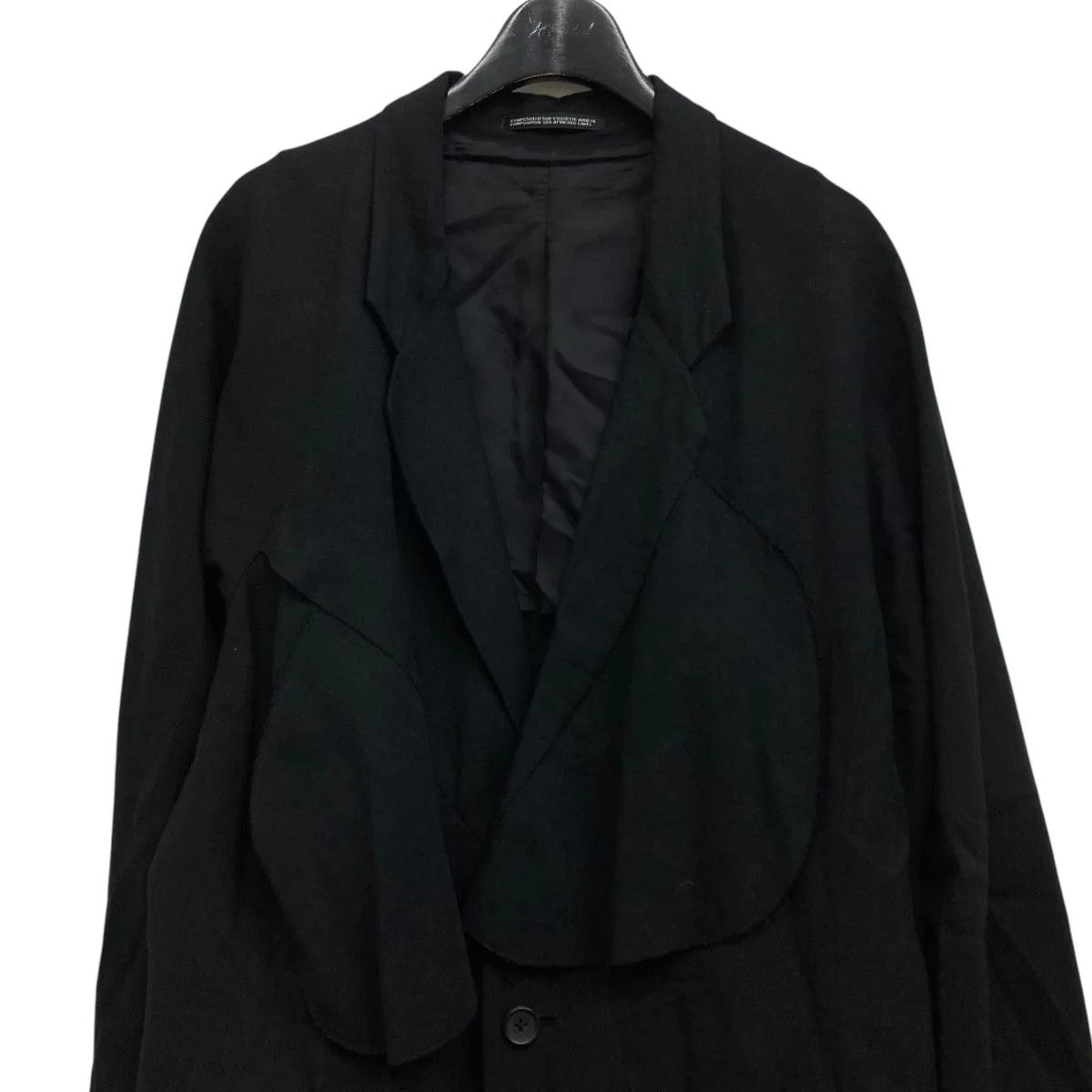 Yohji Yamamoto Yohji Yamamoto pour homme Swaying long jacket Size US L / EU 52-54 / 3 - 3 Thumbnail