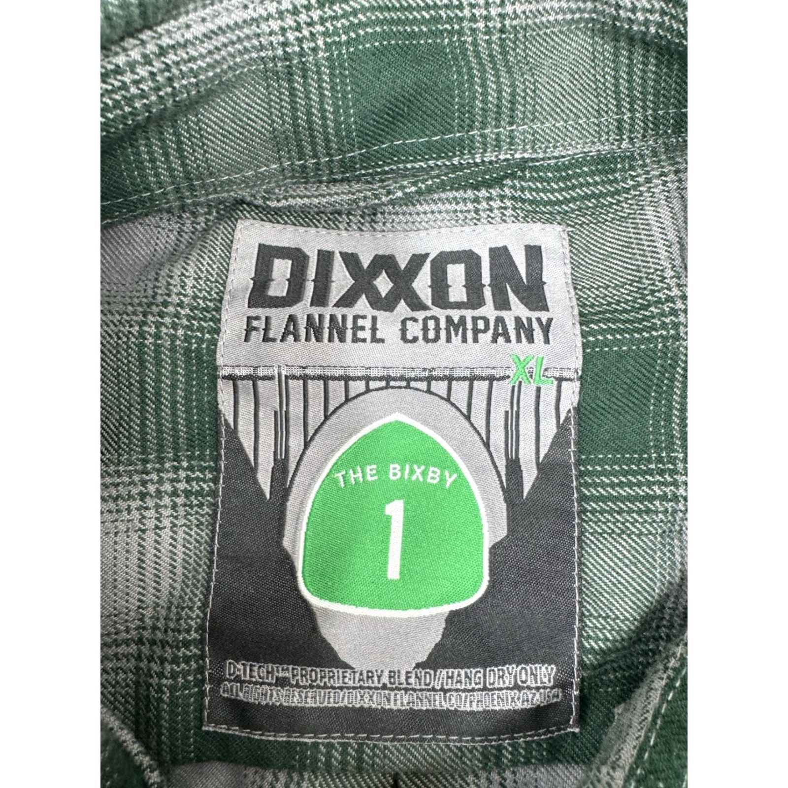 Vintage Dixxon Flannel Company The Bixby 1 Green Gray Long Sleeve Shirt Men’s XL Plaid Button-Up Size US XL / EU 56 / 4 - 3 Thumbnail