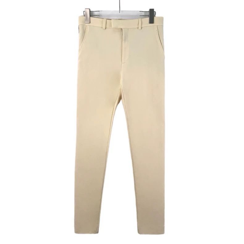 Gucci Gucci SizeS Beige side striped webbing casual trousers Size US 27 - 1 Thumbnail