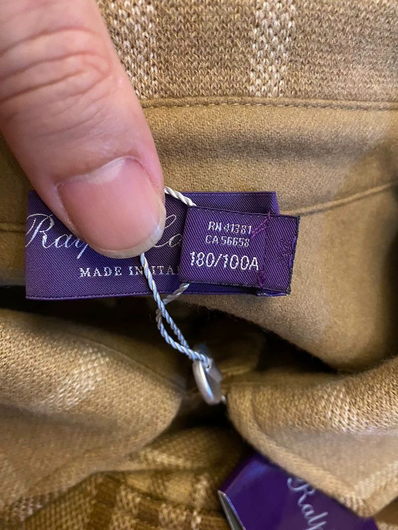RRL Ralph Lauren RRL Ralph Lauren Thick 100% cashmere jacket, Italian made Size US L / EU 52-54 / 3 - 5 Thumbnail