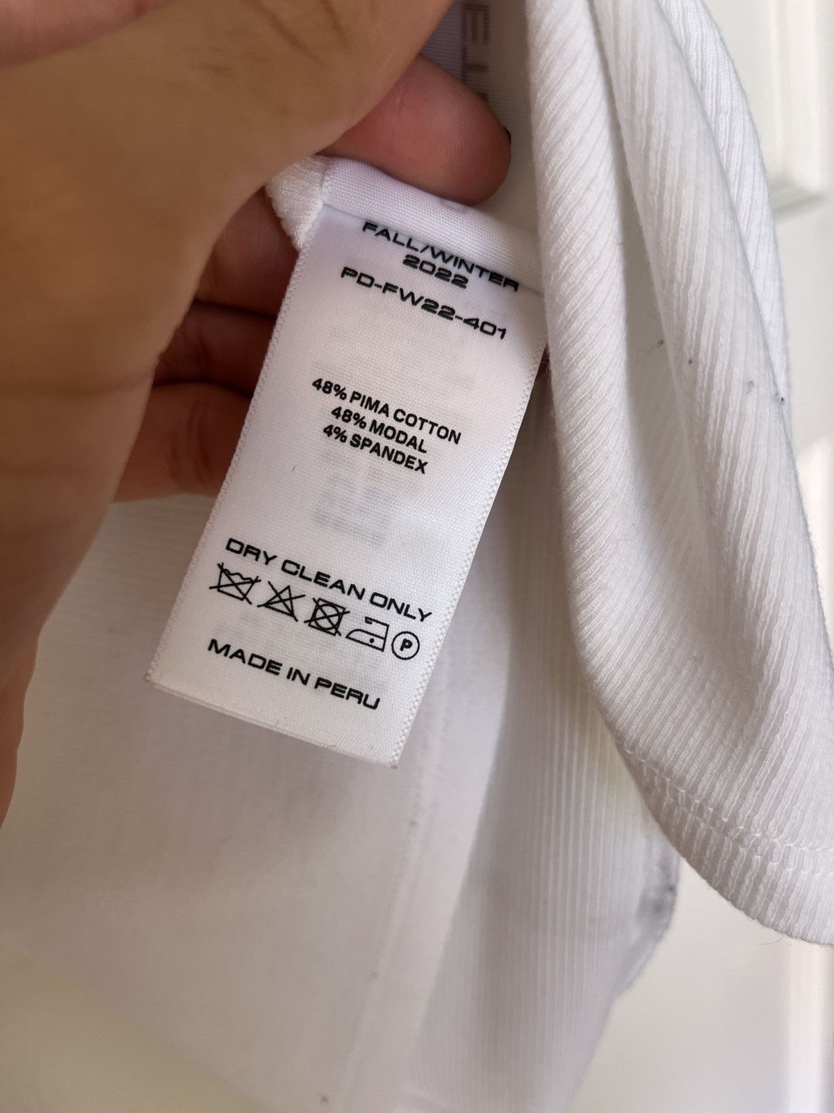 Peter Do White Peter Do T-Shirt Size US S / EU 44-46 / 1 - 5 Thumbnail