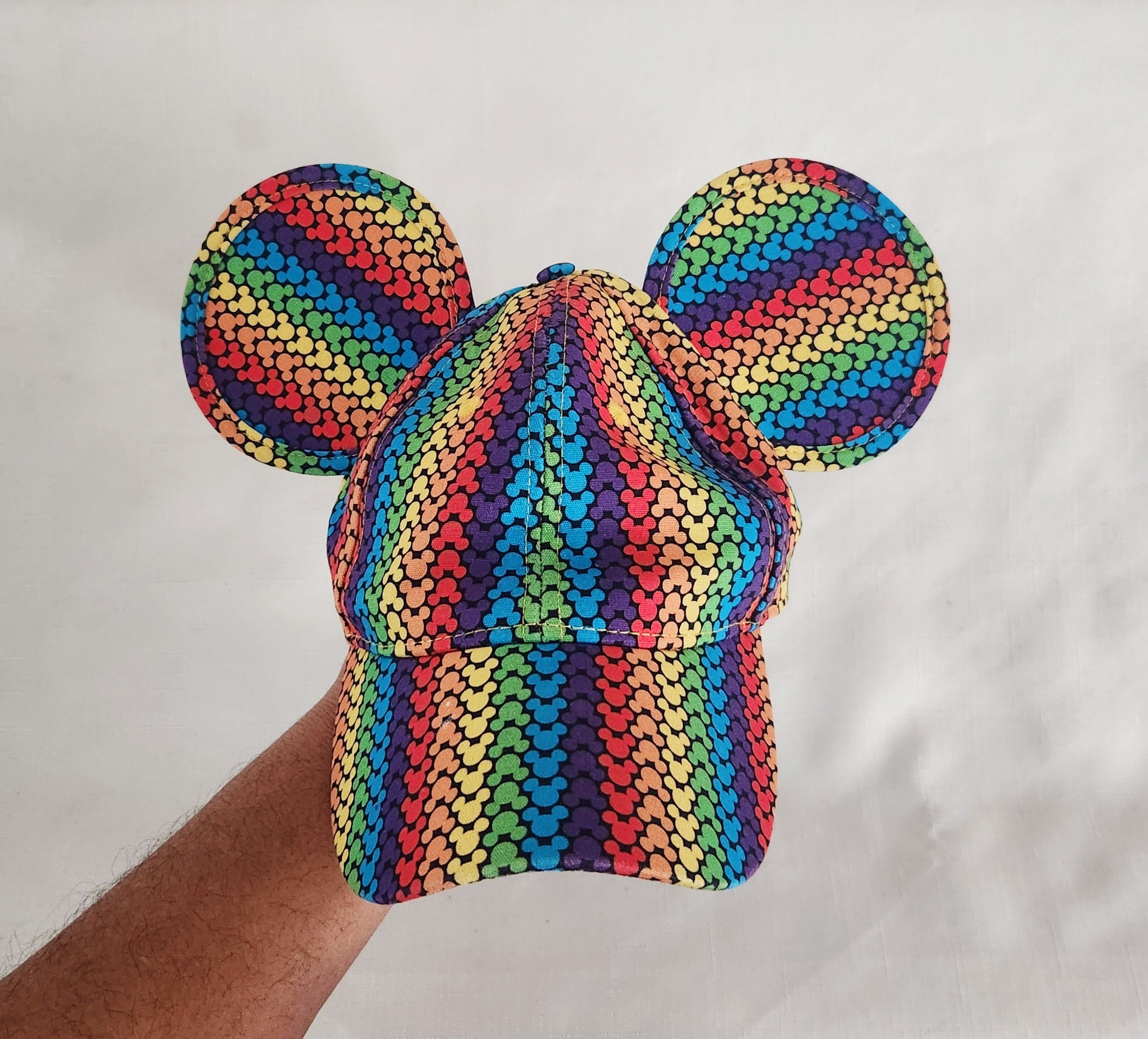 Disney X Cakeworthy Rare RAINBOW Pride MICKEY EARS HAT