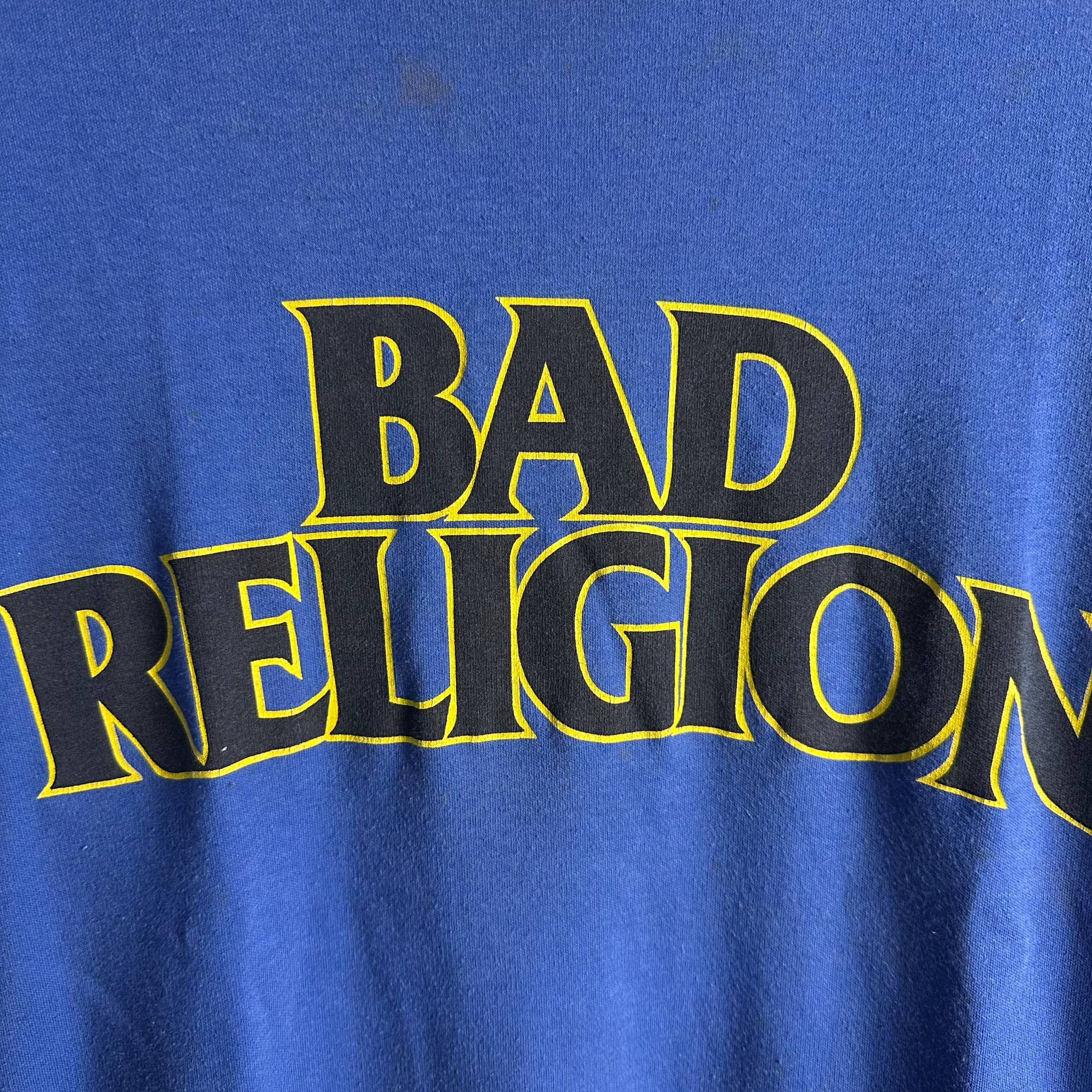 Band Tees Rare Vintage Bad Religion America Punk Rock Ringer T-Shirt Size US M / EU 48-50 / 2 - 7 Thumbnail