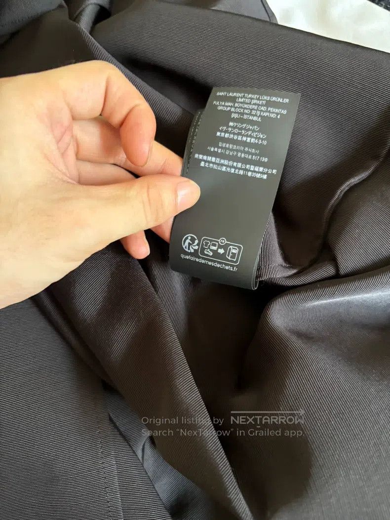 Saint Laurent Paris Saint Laurent Paris size 41 Bowtie Shirt Size US XL / EU 56 / 4 - 7 Thumbnail