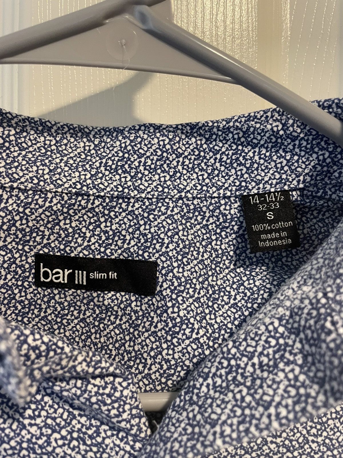 Bar III Button Shirt Men Size US S / EU 44-46 / 1 - 4 Thumbnail