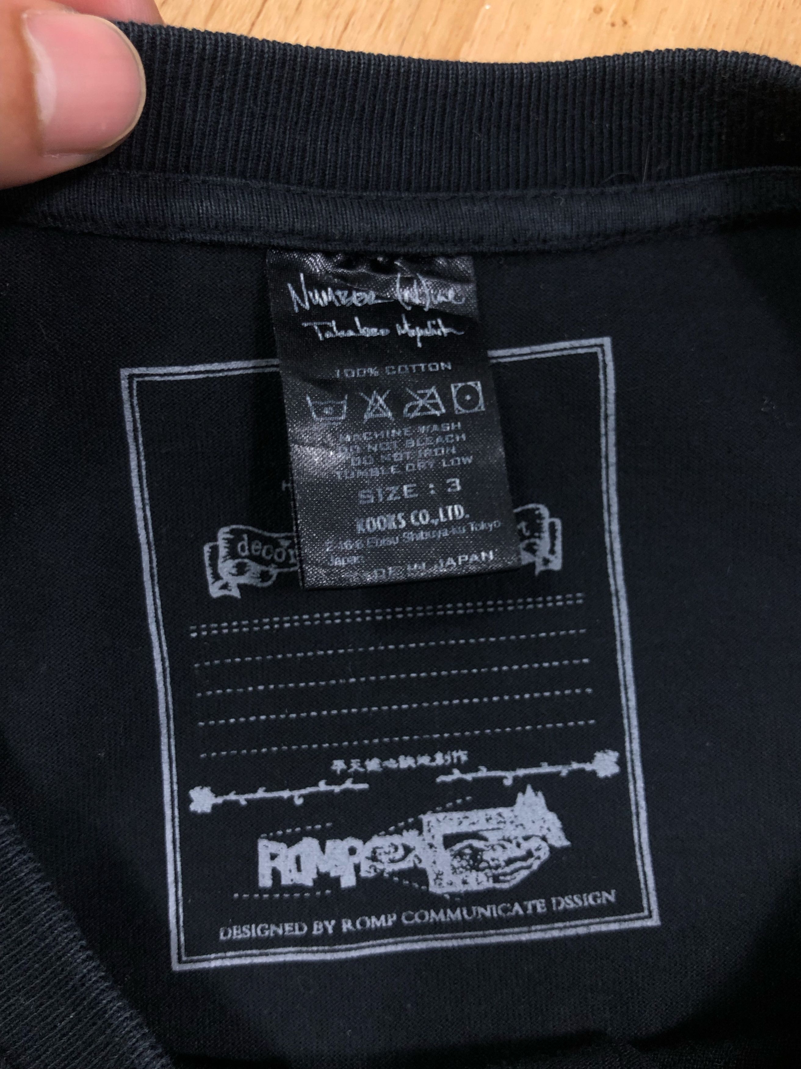 Disney × Number (N)ine RARE🔥SS08 NUMBER (N)INE SKULL DISNEY COLLECTION TEE Size US M / EU 48-50 / 2 - 8 Thumbnail
