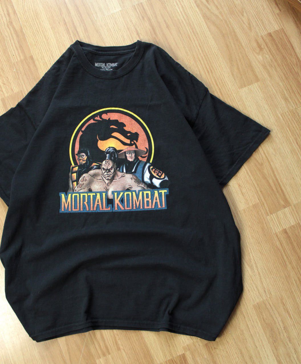 Microsoft 🔥 RARE Vintage Mortal Combat Tee T-Shirt Video Game Apple Size US L / EU 52-54 / 3 - 1 Thumbnail