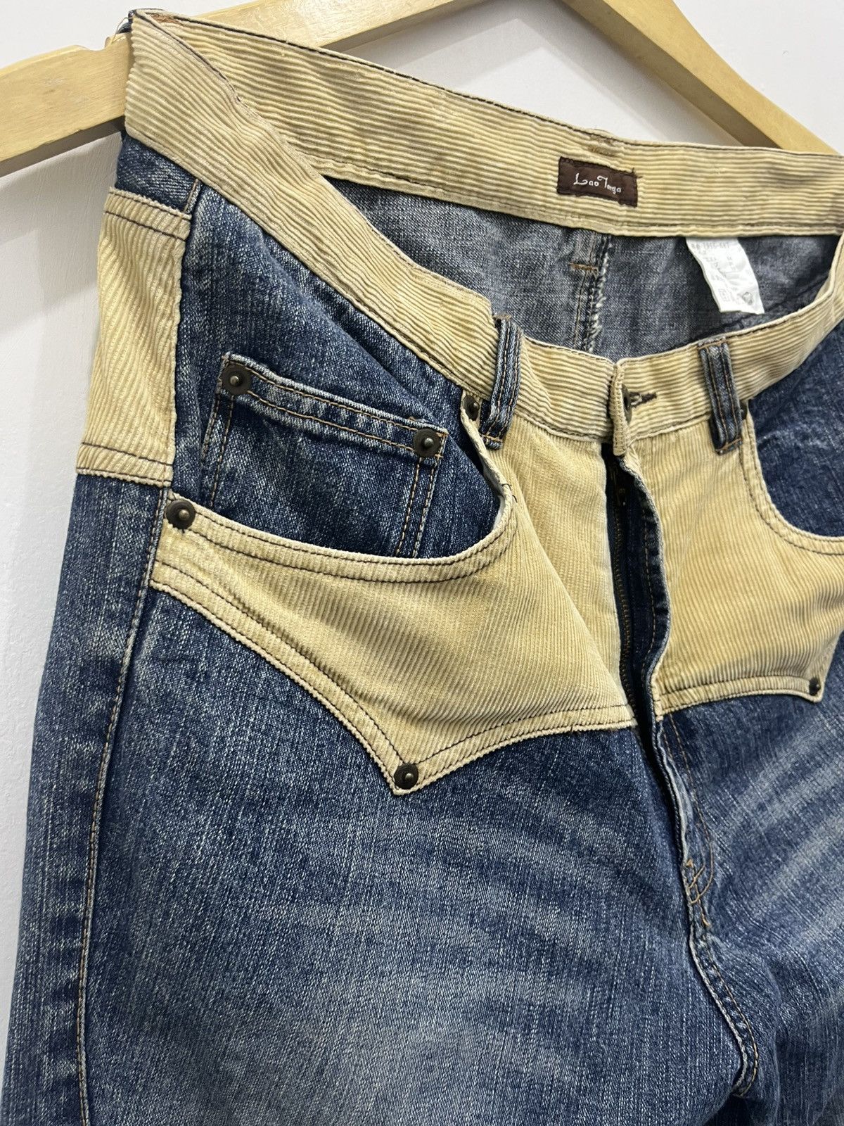 Japanese Brand Lao Targo Bikers Jeans Denim Cowboy 90s Style Vtg Size US 32 / EU 48 - 6 Thumbnail