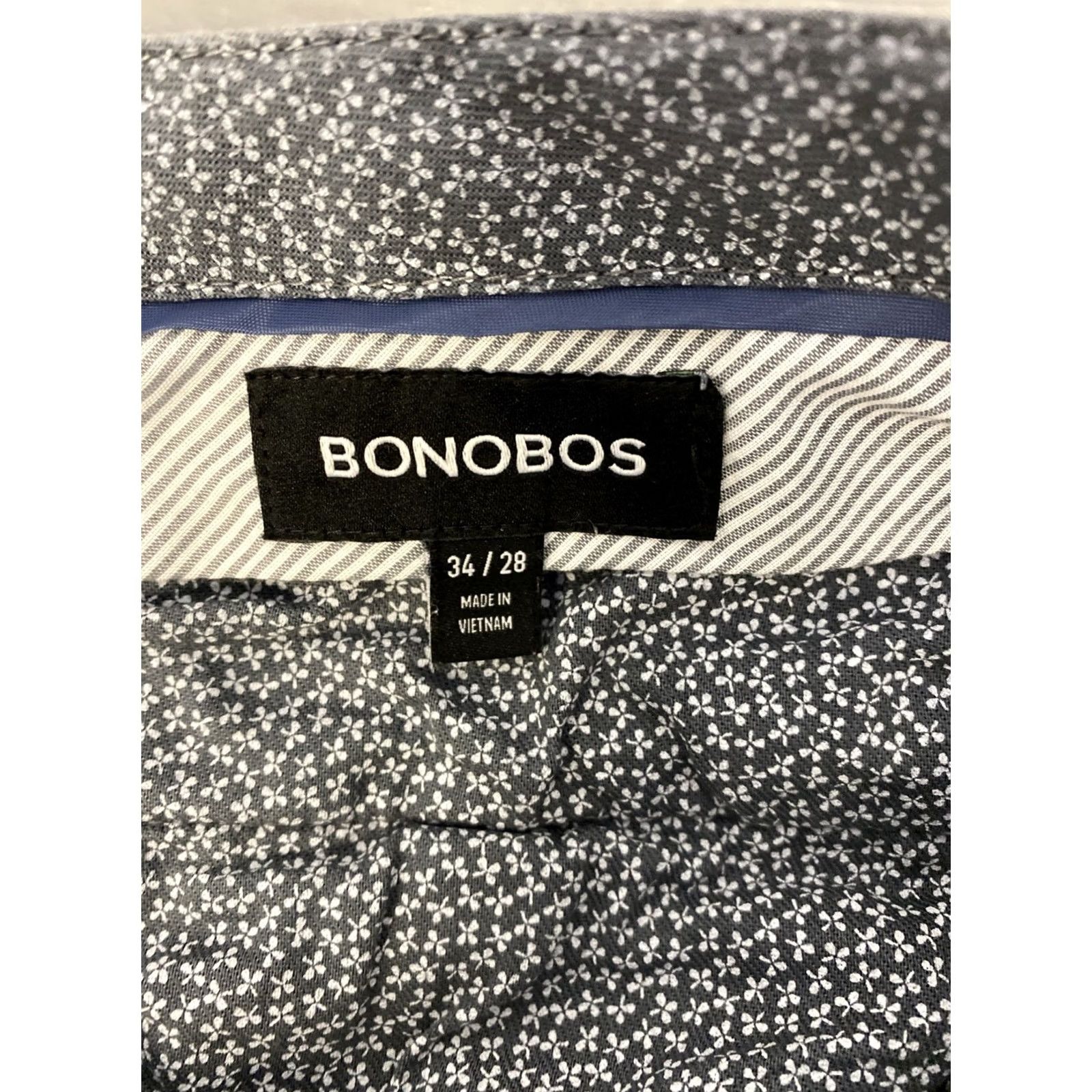 Bonobos Bonobos Chino Pants Men's 34x28 Gray Slim Flat Front Regular Inseam 28 Style: Chino Size US 34 / EU 50 - 7 Thumbnail