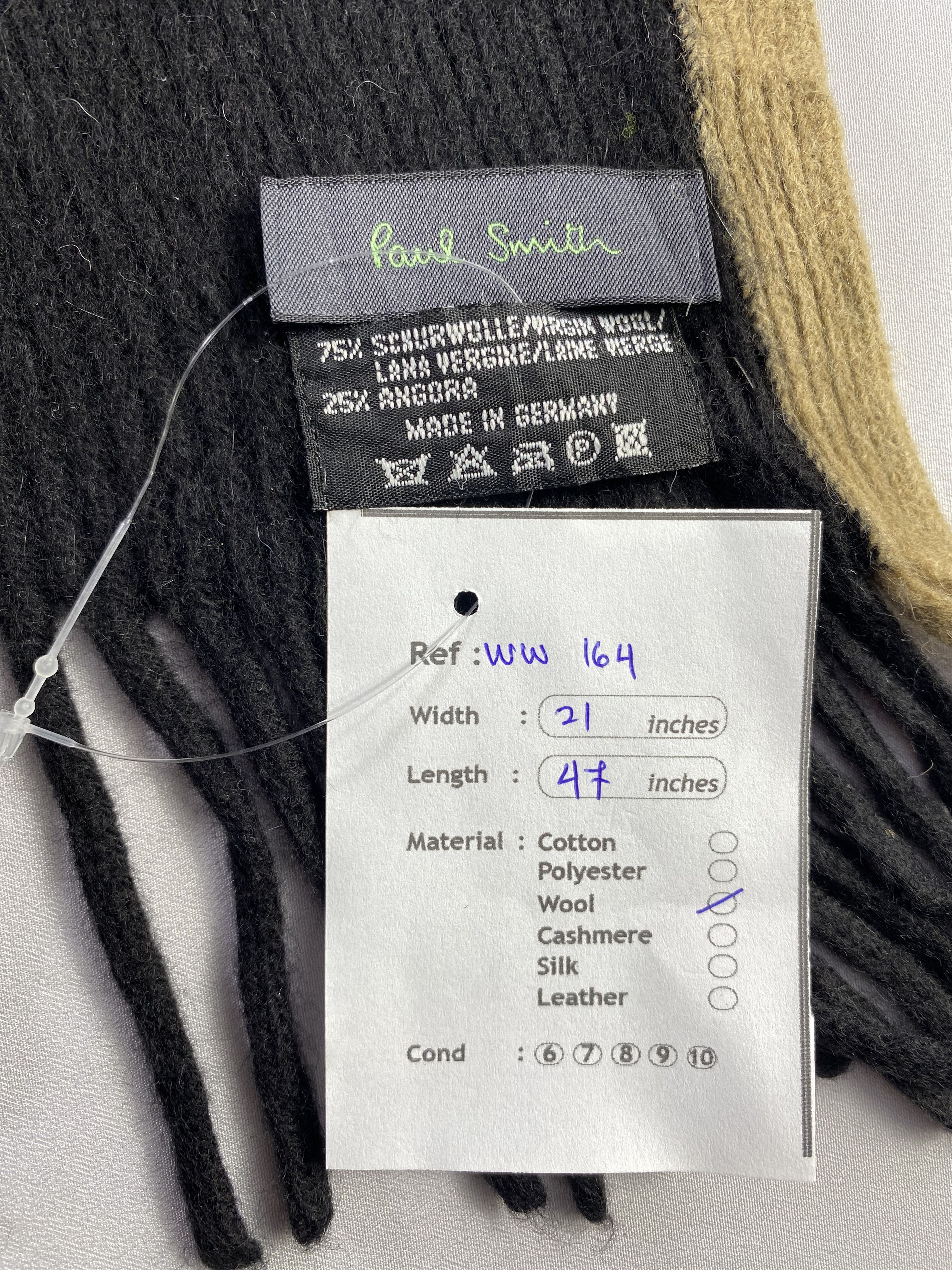 Paul Smith Paul Smith Scarf / Muffler / Neckwear - WW164 Size ONE SIZE - 6 Thumbnail