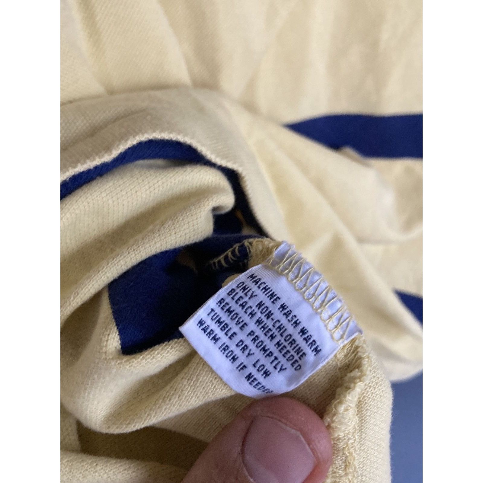 Polo Ralph Lauren × Vintage 90s Vintage Ralph Lauren Stripe t-shirt Size US L / EU 52-54 / 3 - 6 Thumbnail