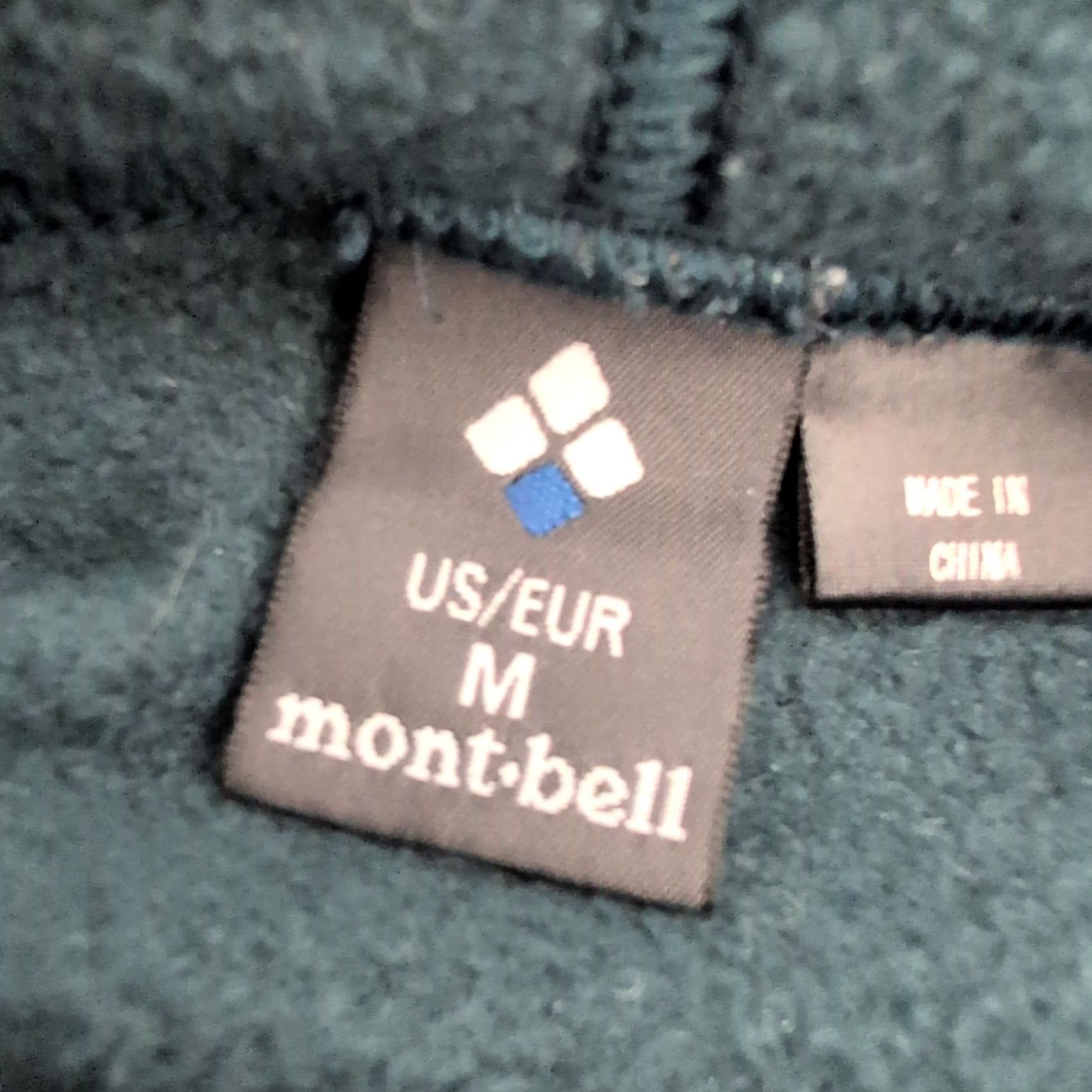 Montbell VINTAGE? Mont Bell Clima Plus Fleece Hoodie Blue Men's M Mid Weight Warm Excellent Size US M / EU 48-50 / 2 - 6 Thumbnail