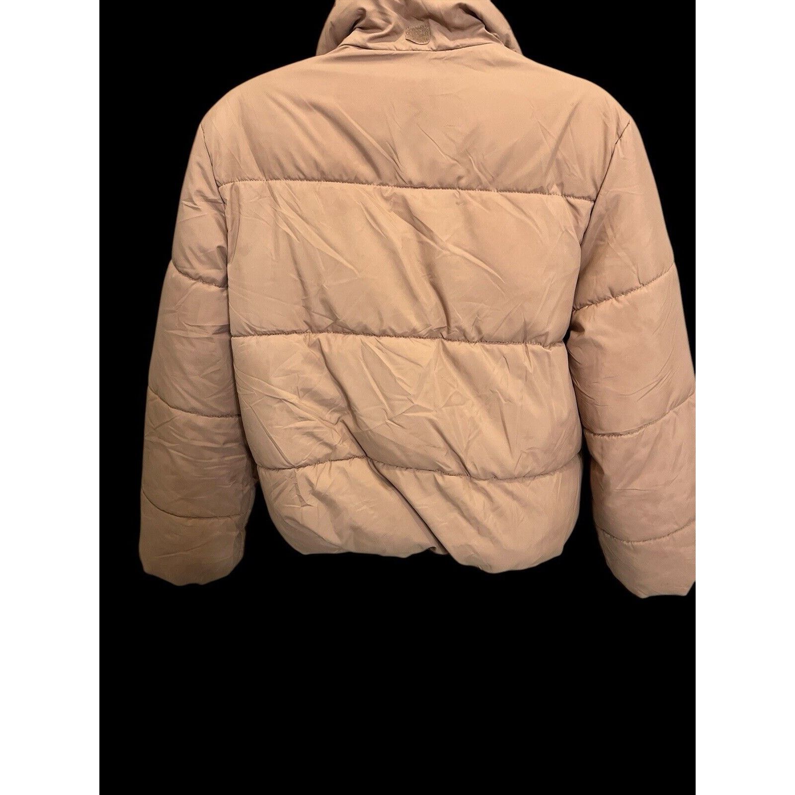 H&M Women’s Puffer H&M blush Pink Bomber Jacket Size S / US 4 / IT 40 - 3 Thumbnail