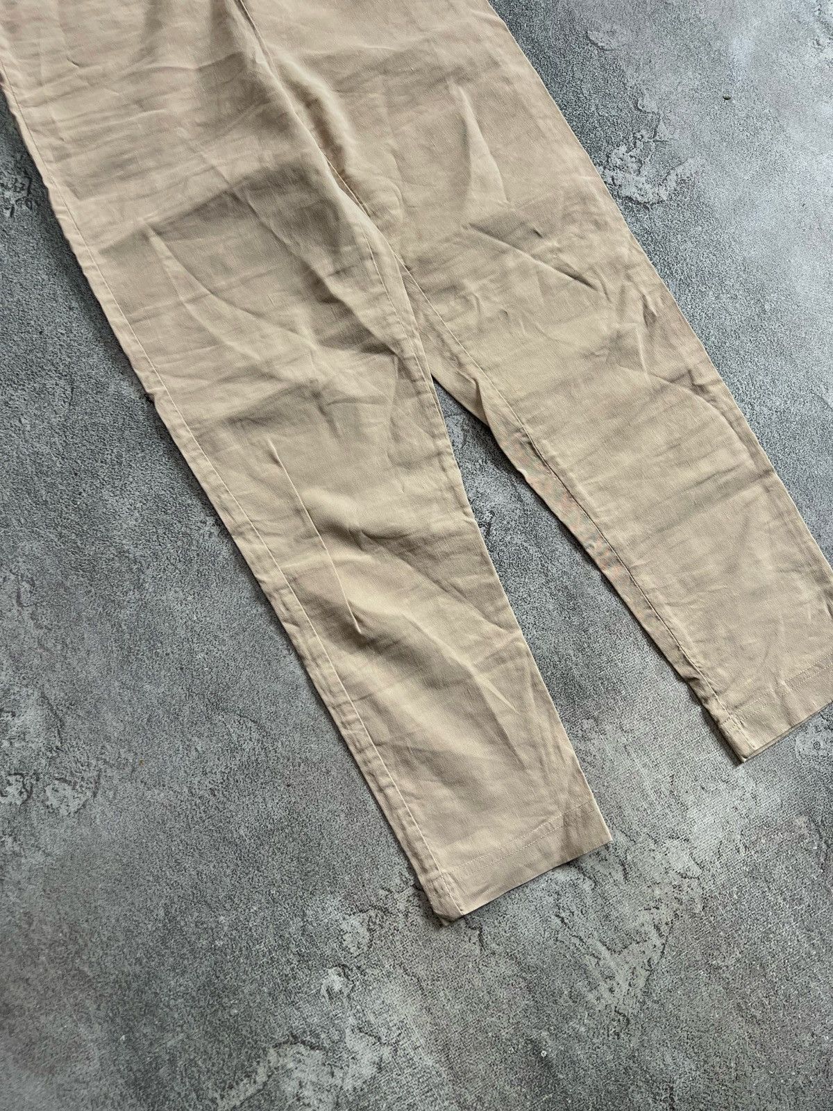 Sarah Pacini Sarah Pacini Linen Trousers Size 1 Pull On Stretch Tapered Size 26" / US 2 / IT 38 - 2 Thumbnail