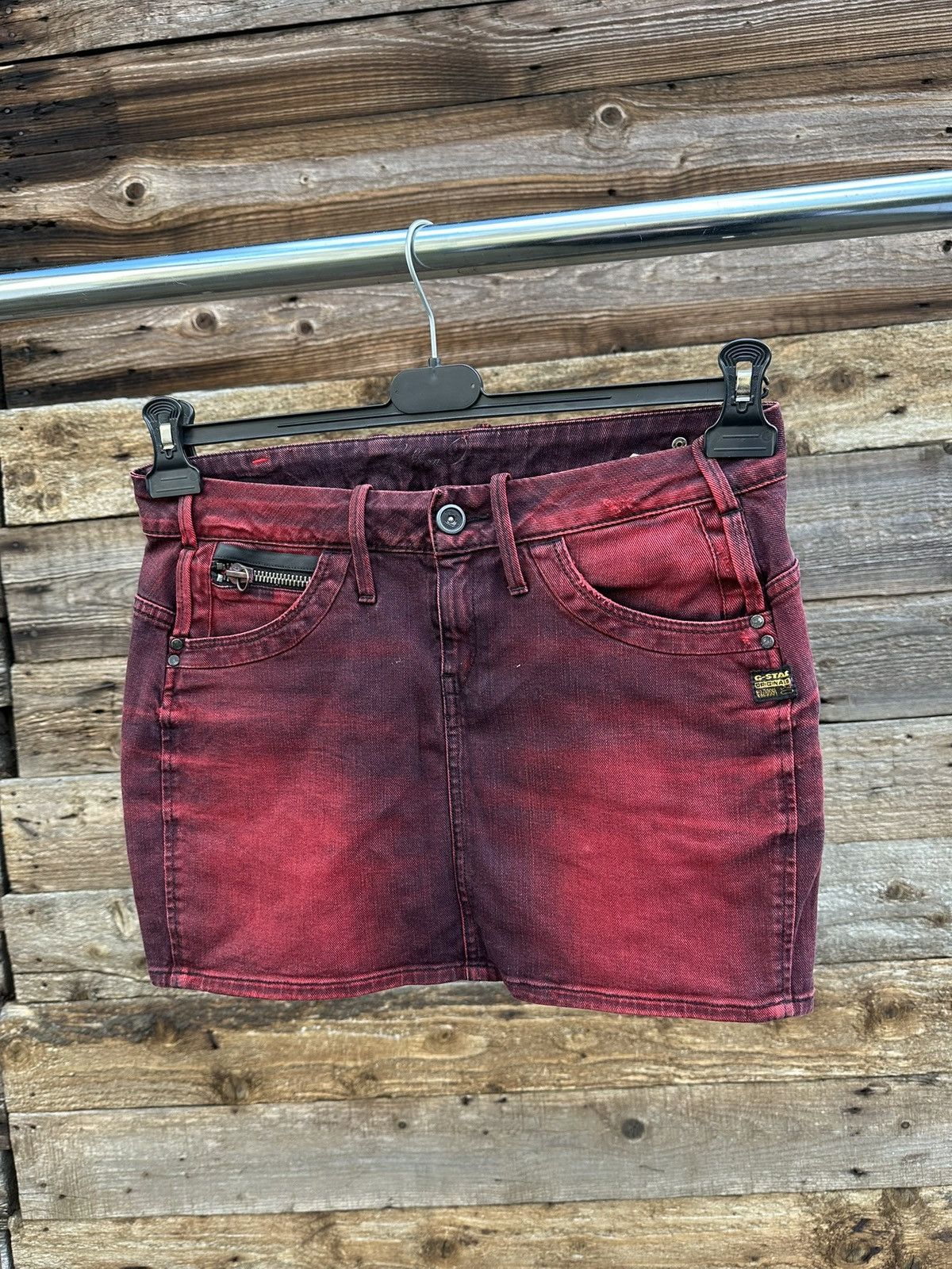G-Star × Japanese Brand G-Star Raw Avant Garde Mini Skirt Size 29" - 1 Thumbnail