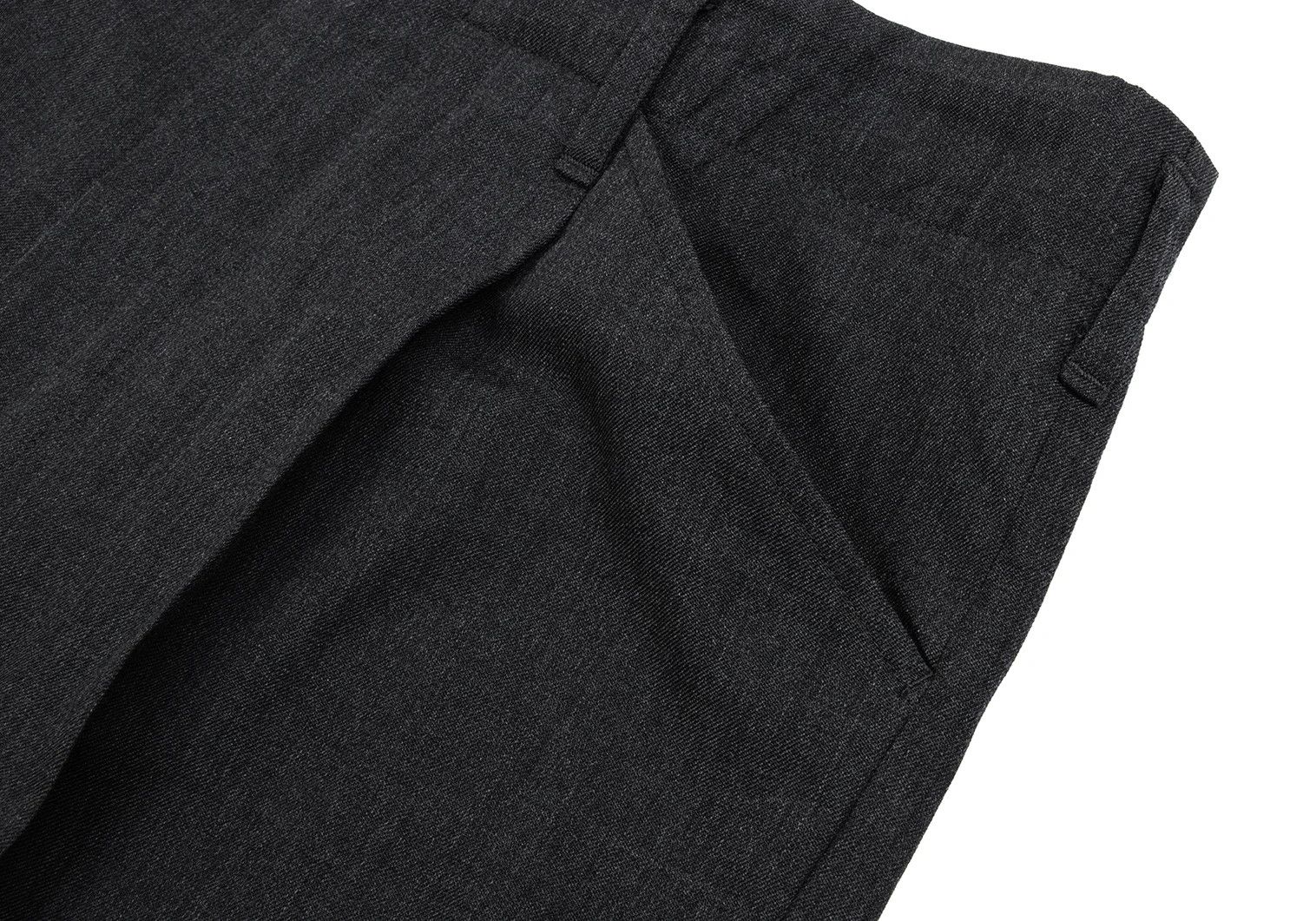 Jean Paul Gaultier Wool Tapered Trousers in Charcoal, Size 50 Size US 34 / EU 50 - 3 Thumbnail