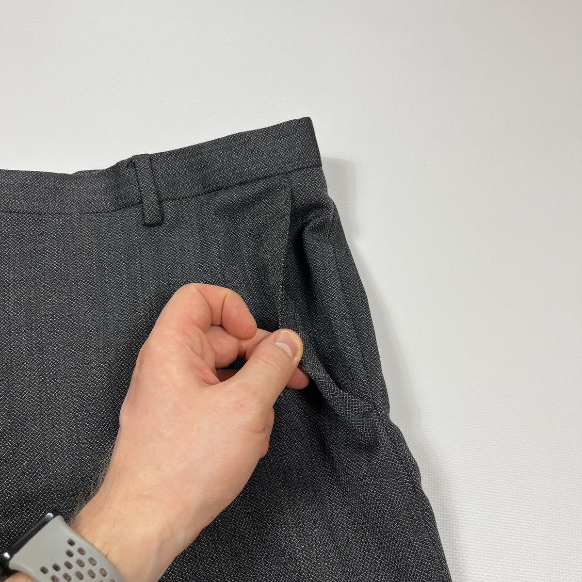 Burberry Burberry London Millbank Travel Suit Grey Wool Italy 50R Size 50R - 19 Thumbnail