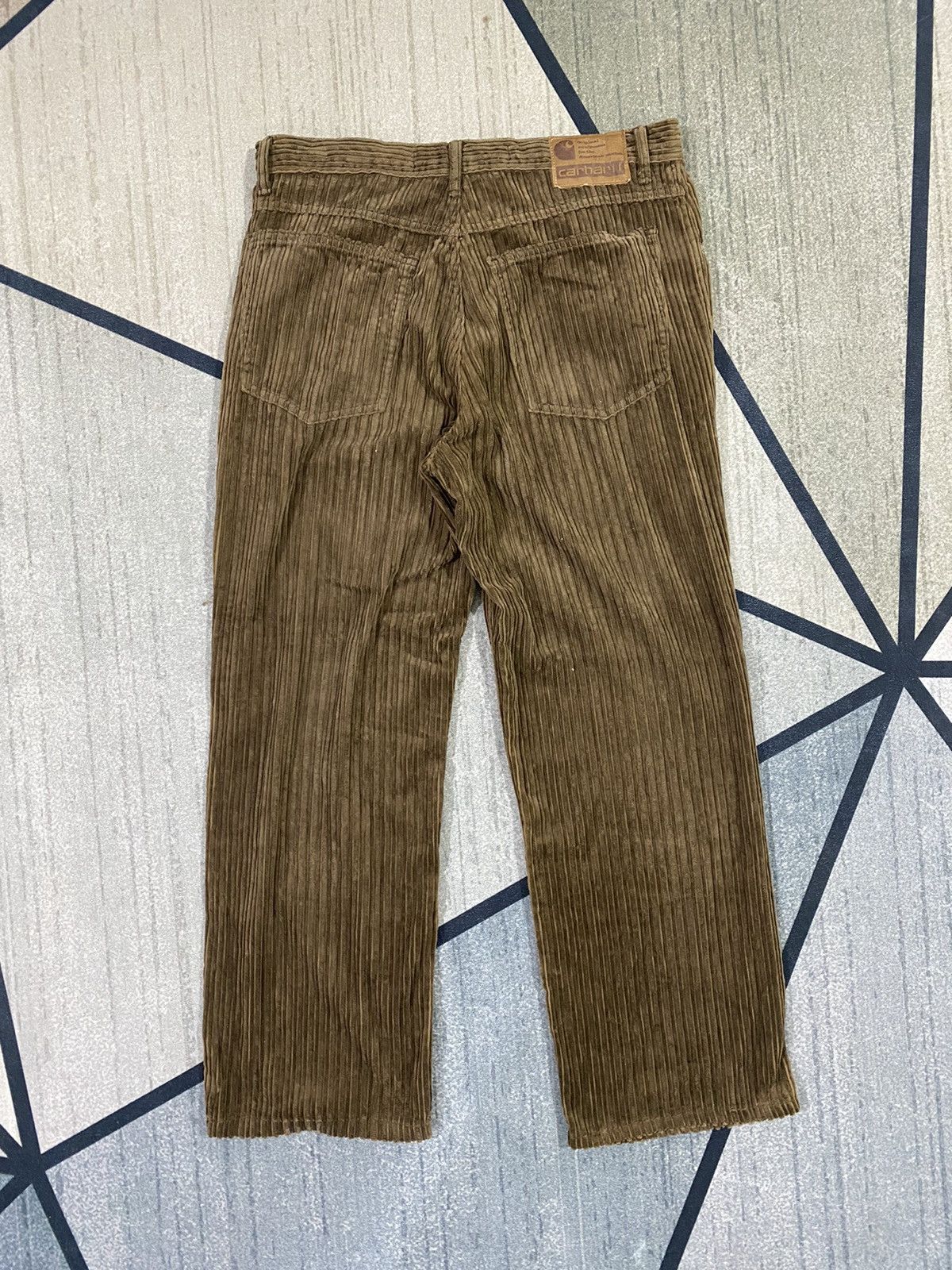 Carhartt × Vintage Carhartt Lot 0895-68 W89 Velor Style Ribbed Conduroy style Size 34" / US 12 / IT 48 - 2 Thumbnail