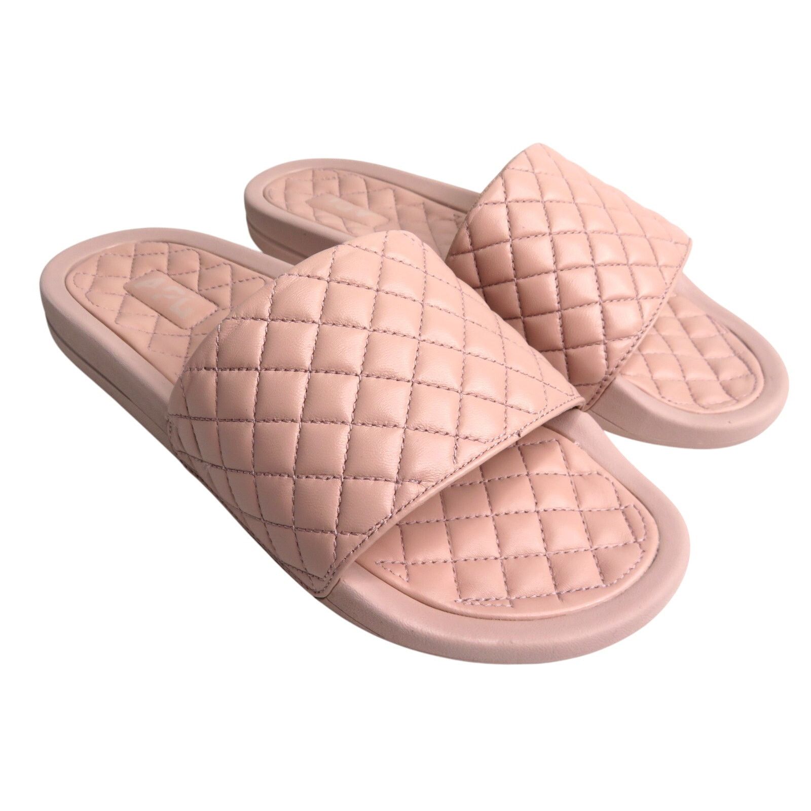 Athletic Propulsion Labs APL-Athletic Propulsion Labs Quilted Leather Slides RoseDust Size US 9 / IT 39 - 1 Thumbnail