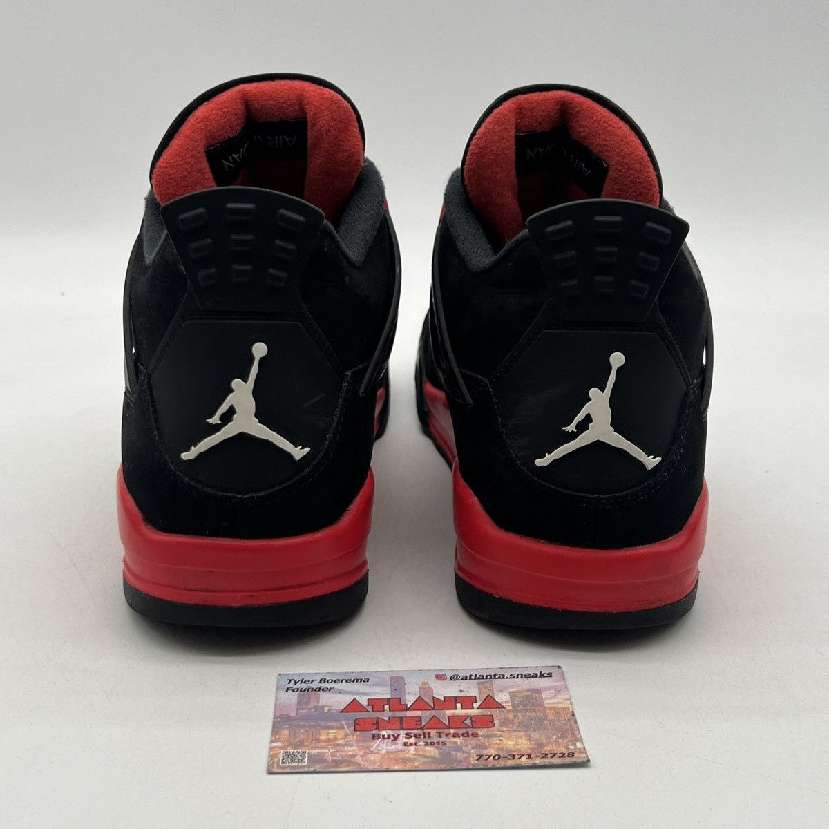 Jordan Brand Air Jordan 4 red Thunder Size US 10.5 / EU 43-44 - 3 Thumbnail