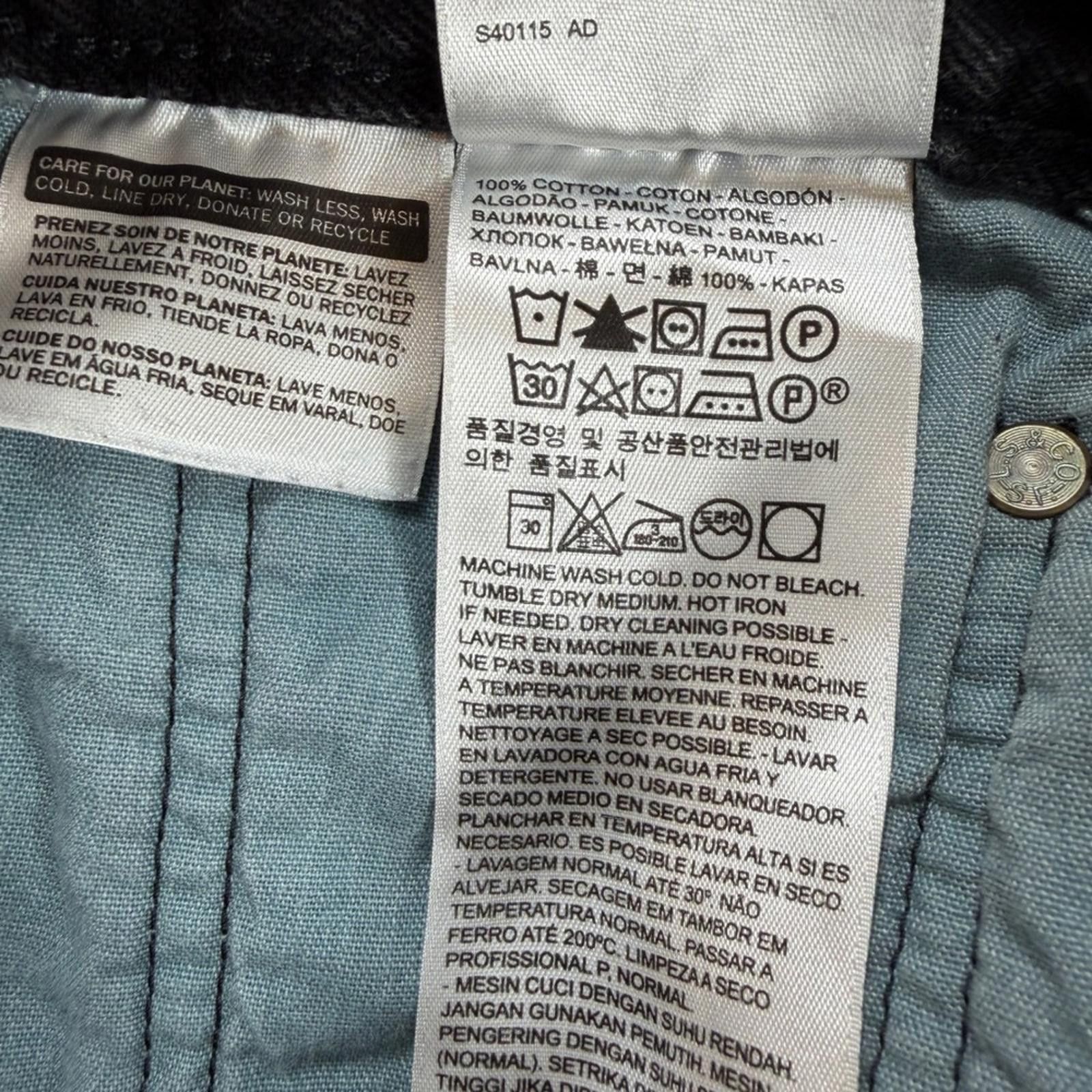 Levi's Levis 501 Denim Jean Shorts 31 Original High Rise Cut Off Size 31" - 8 Thumbnail