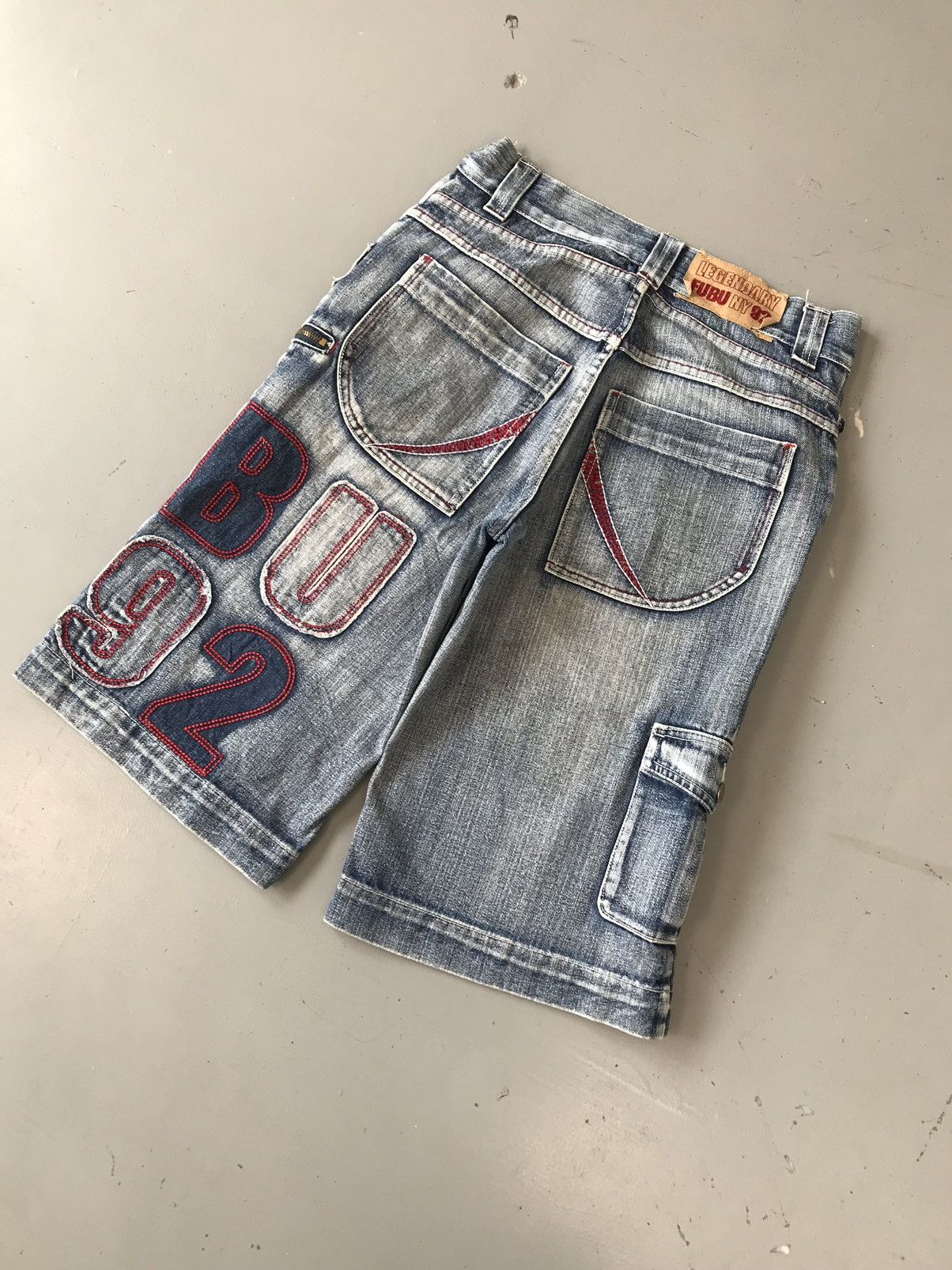 Crazy vintage Fubu denim short