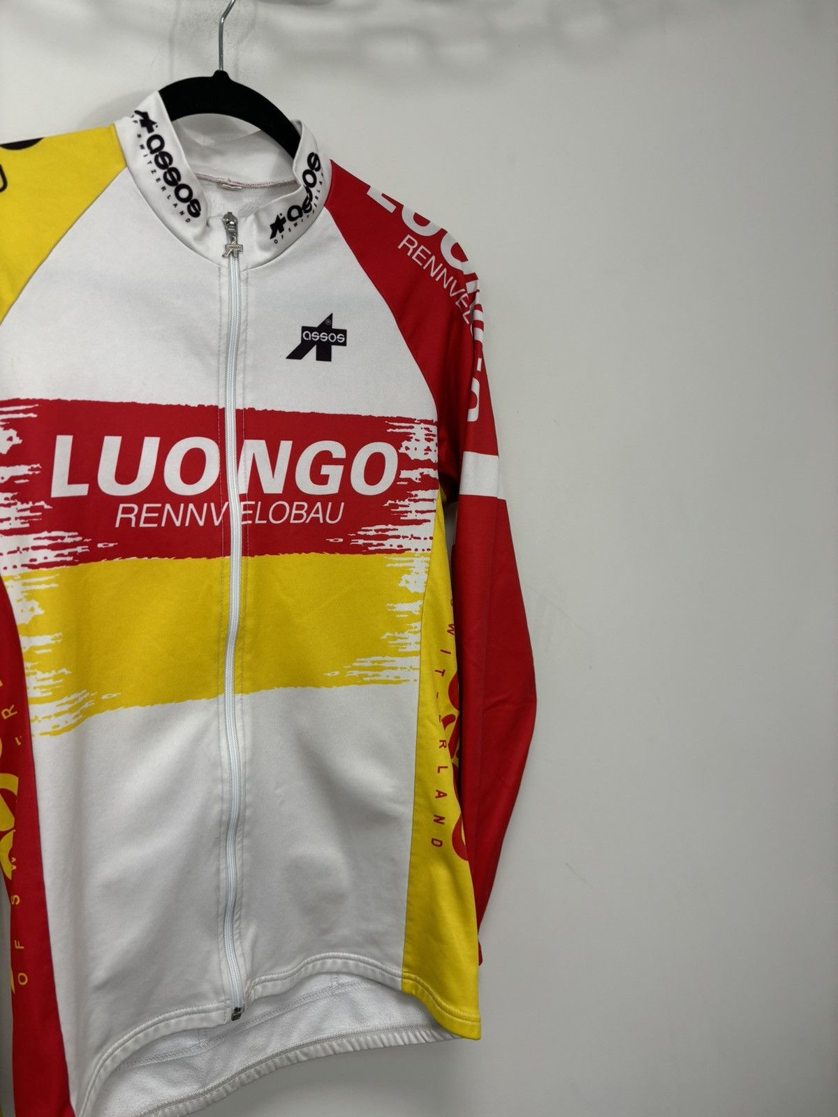 Vintage Assos Luongo Rennvelobau Rare Bike Cycling Jersey Size US L / EU 52-54 / 3 - 7 Thumbnail