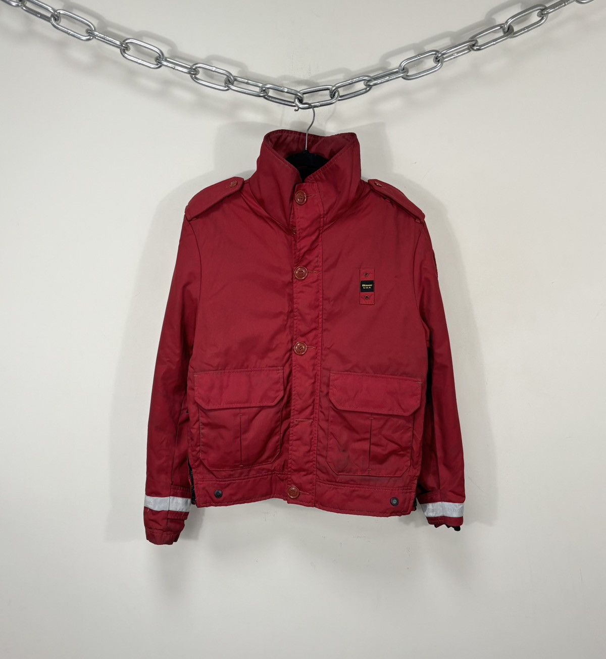 Other Blauer Vintage Men’s Red Insulated USA Police Bomber Jacket Size US M / EU 48-50 / 2 - 1 Thumbnail